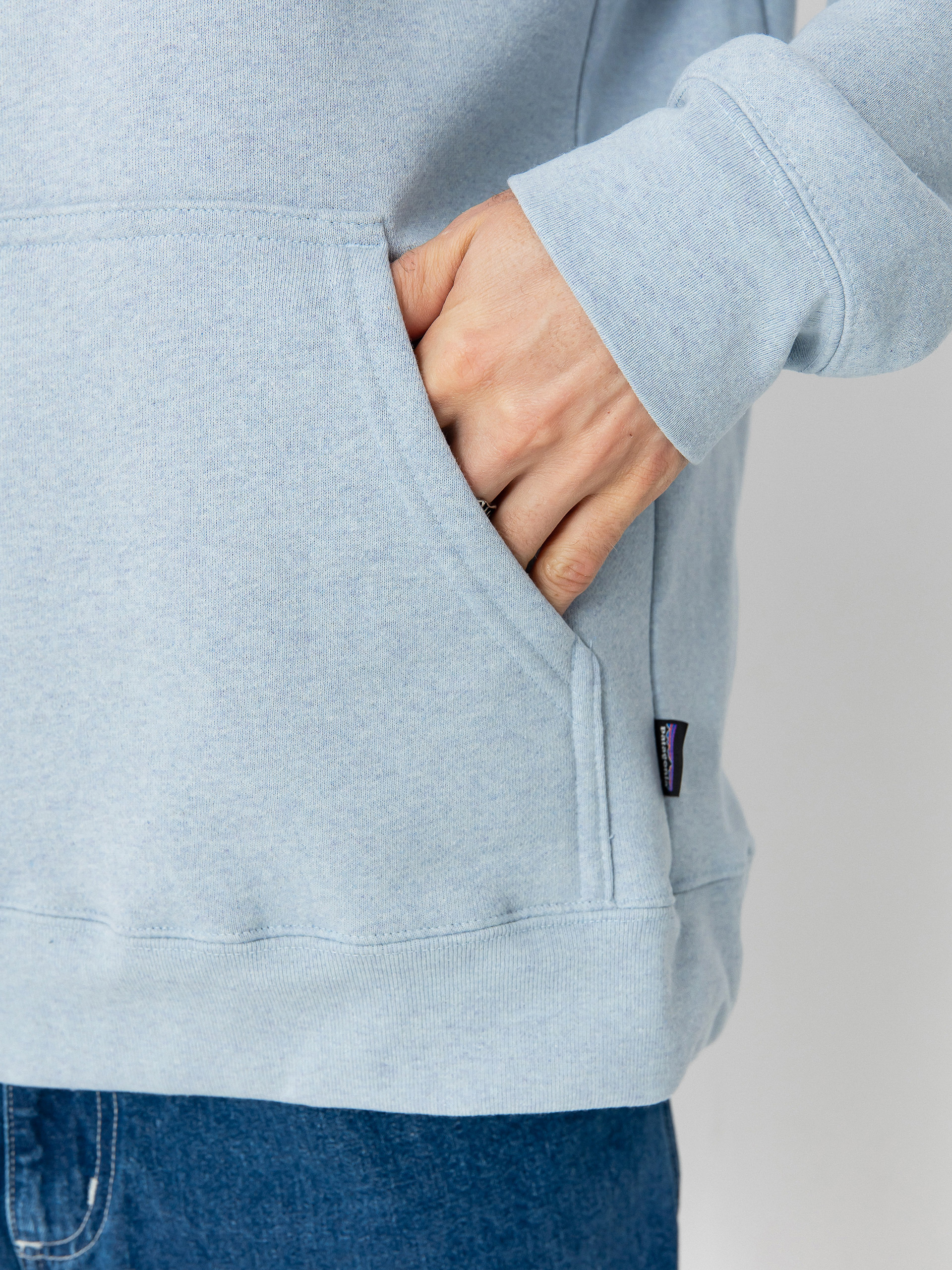 Bluza z kapturem Patagonia Fitz Roy Icon Uprisal HD (fleck blue)