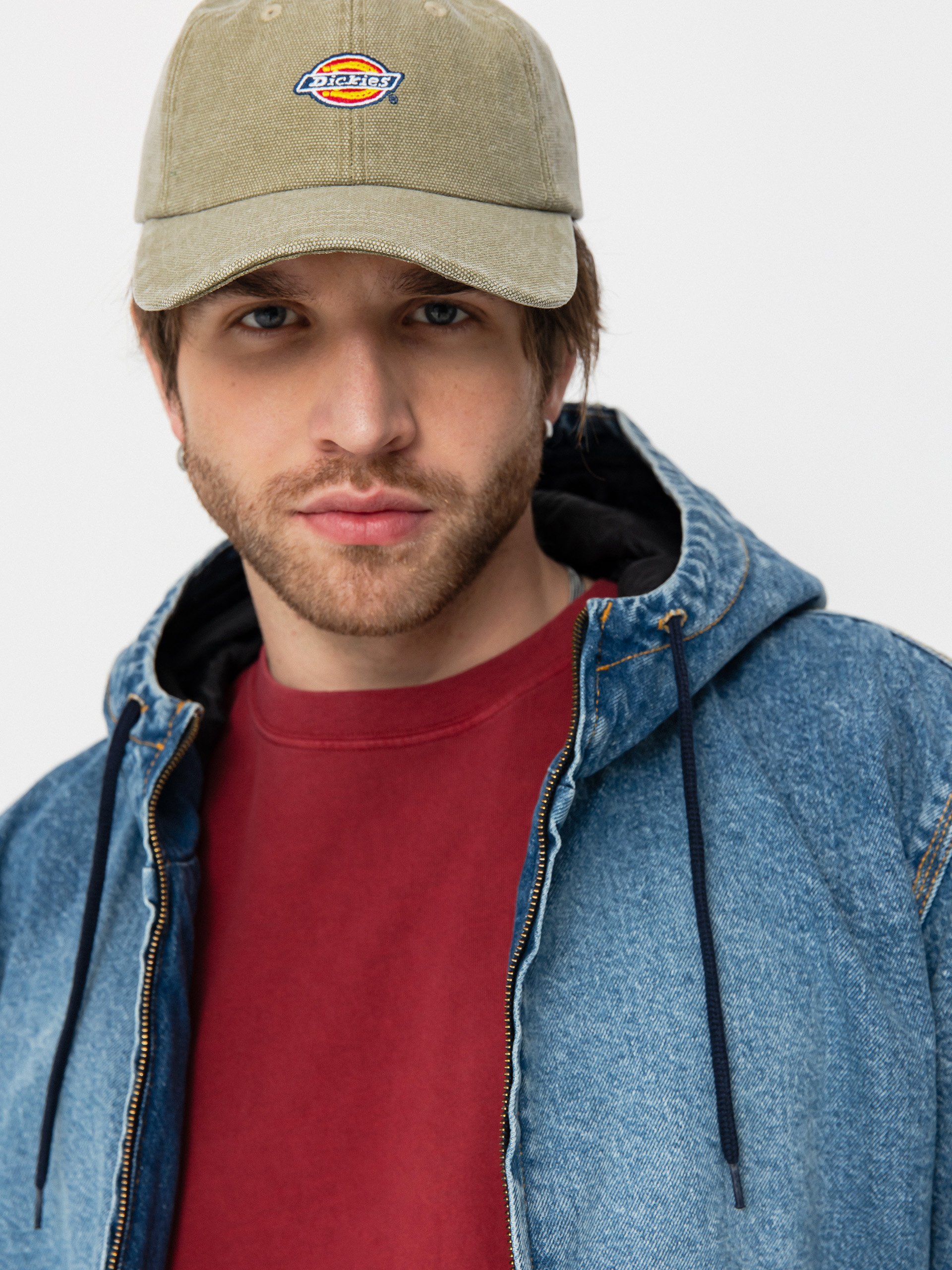 Kurtka Dickies Hooded (rinsed blue w/ fade)