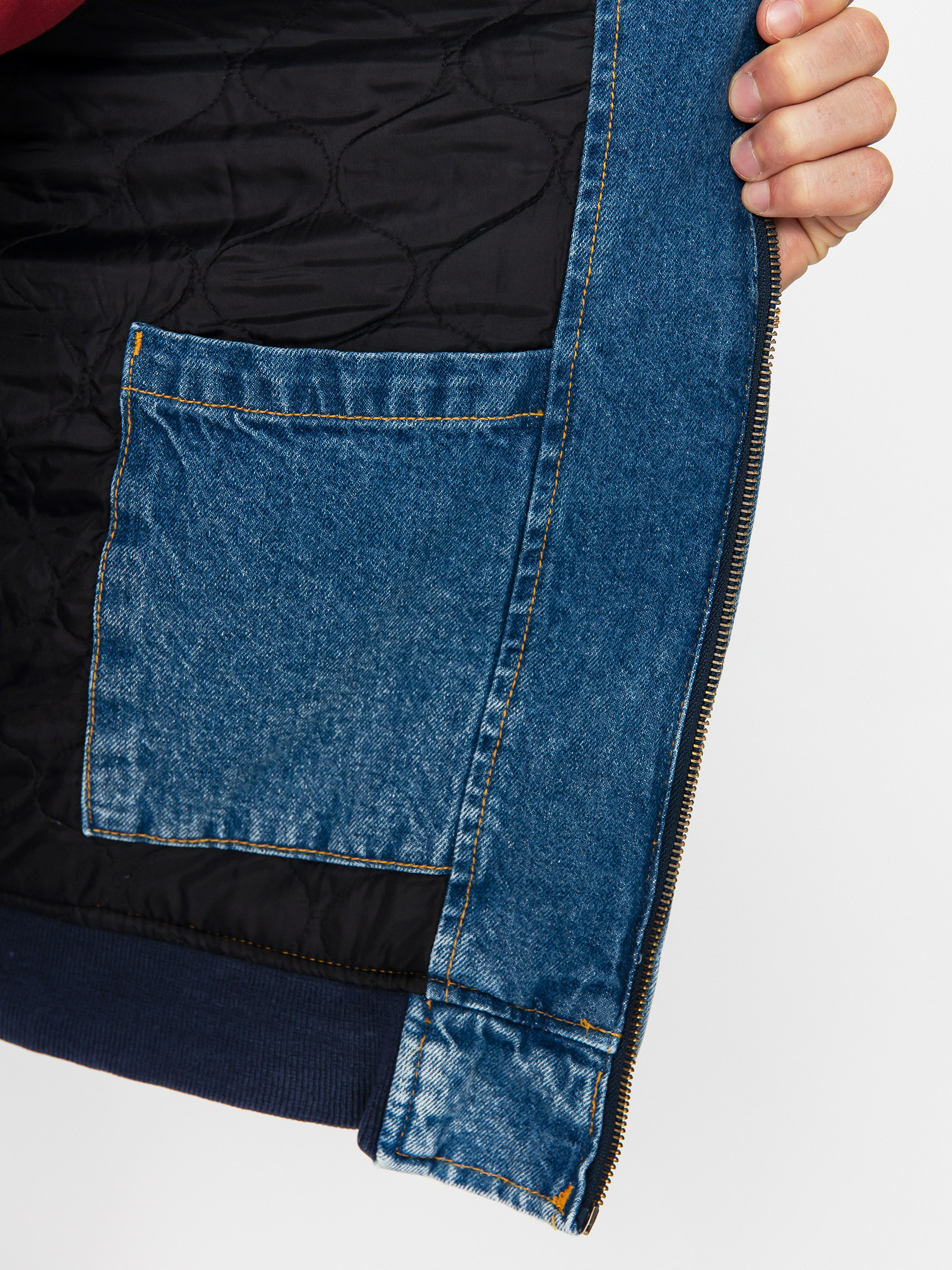 Kurtka Dickies Hooded (rinsed blue w/ fade)