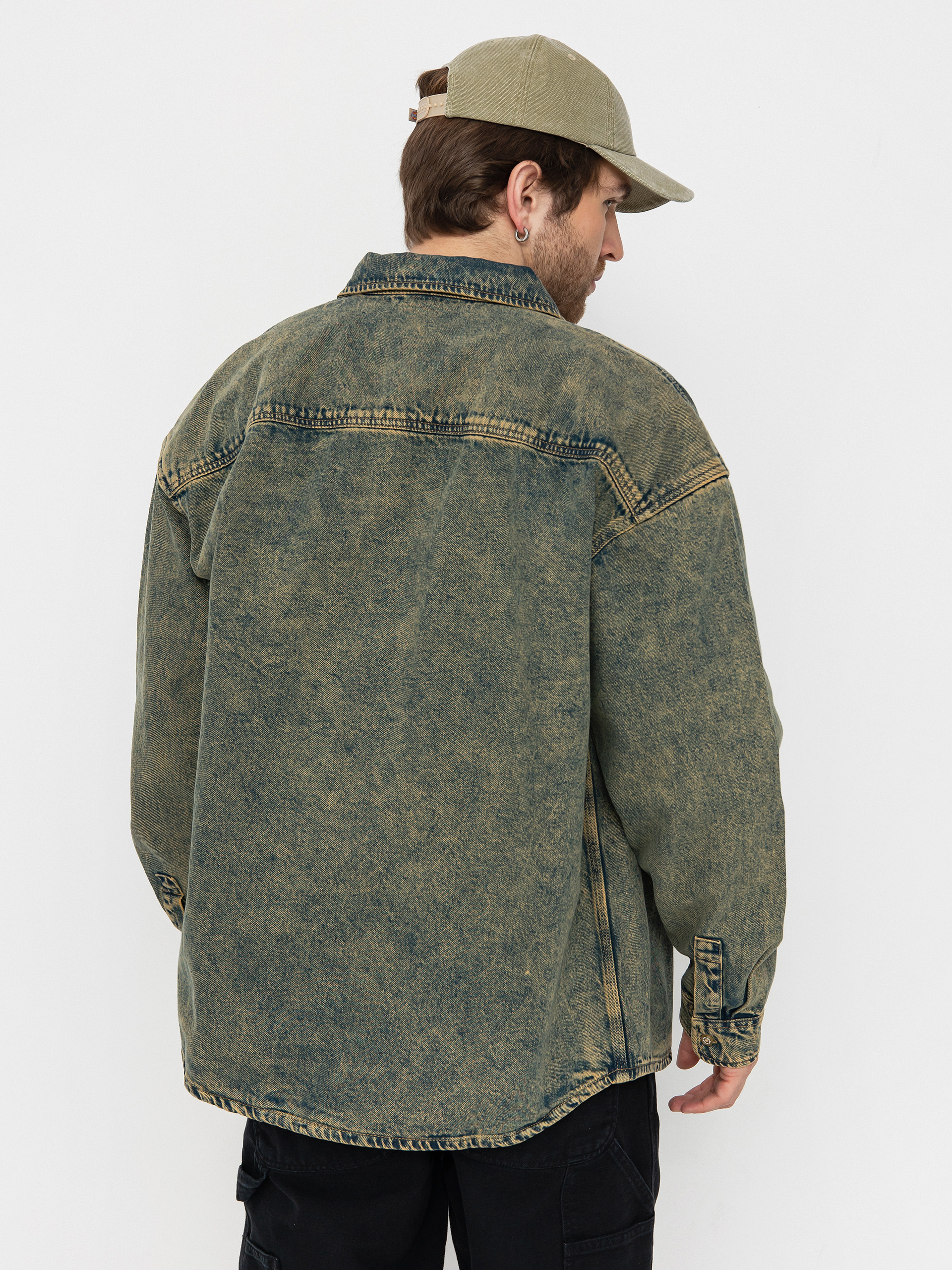 Koszula Dickies Houston (yellow fade indigo)