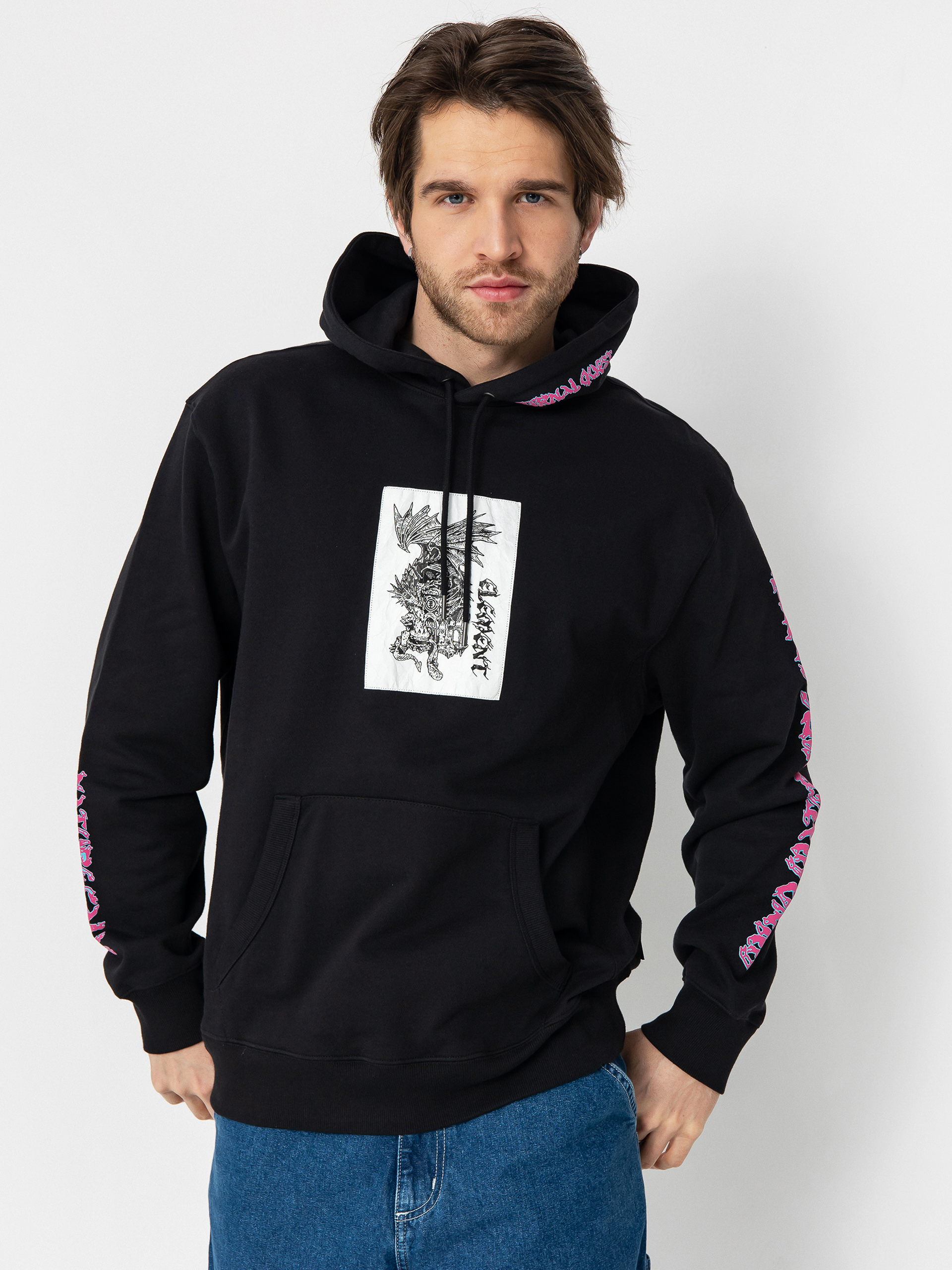 Bluza z kapturem Element Ffnc Dragon HD (flint black)