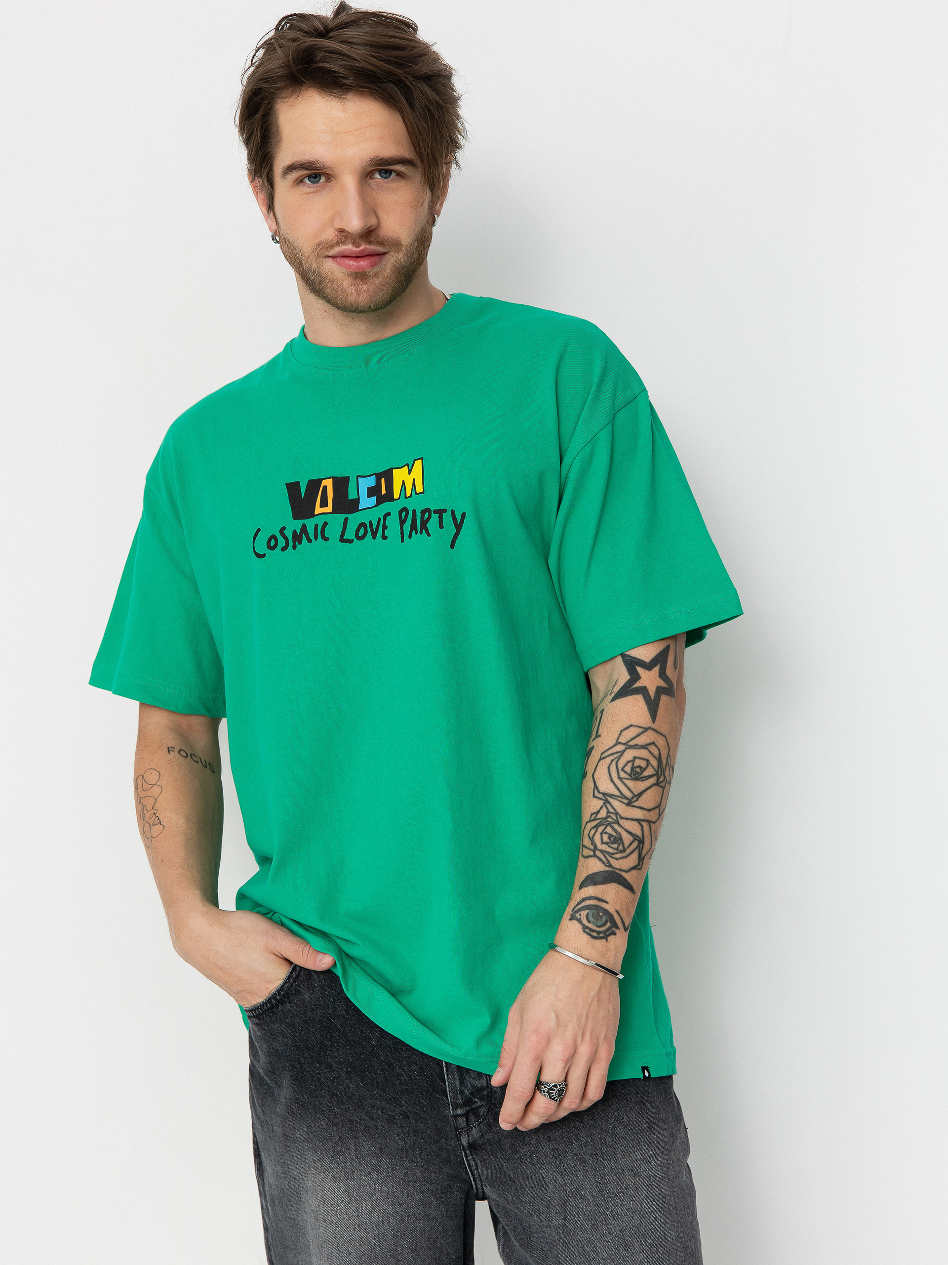 T-shirt Volcom Fa Bob Mollema 2 Lse (mint)