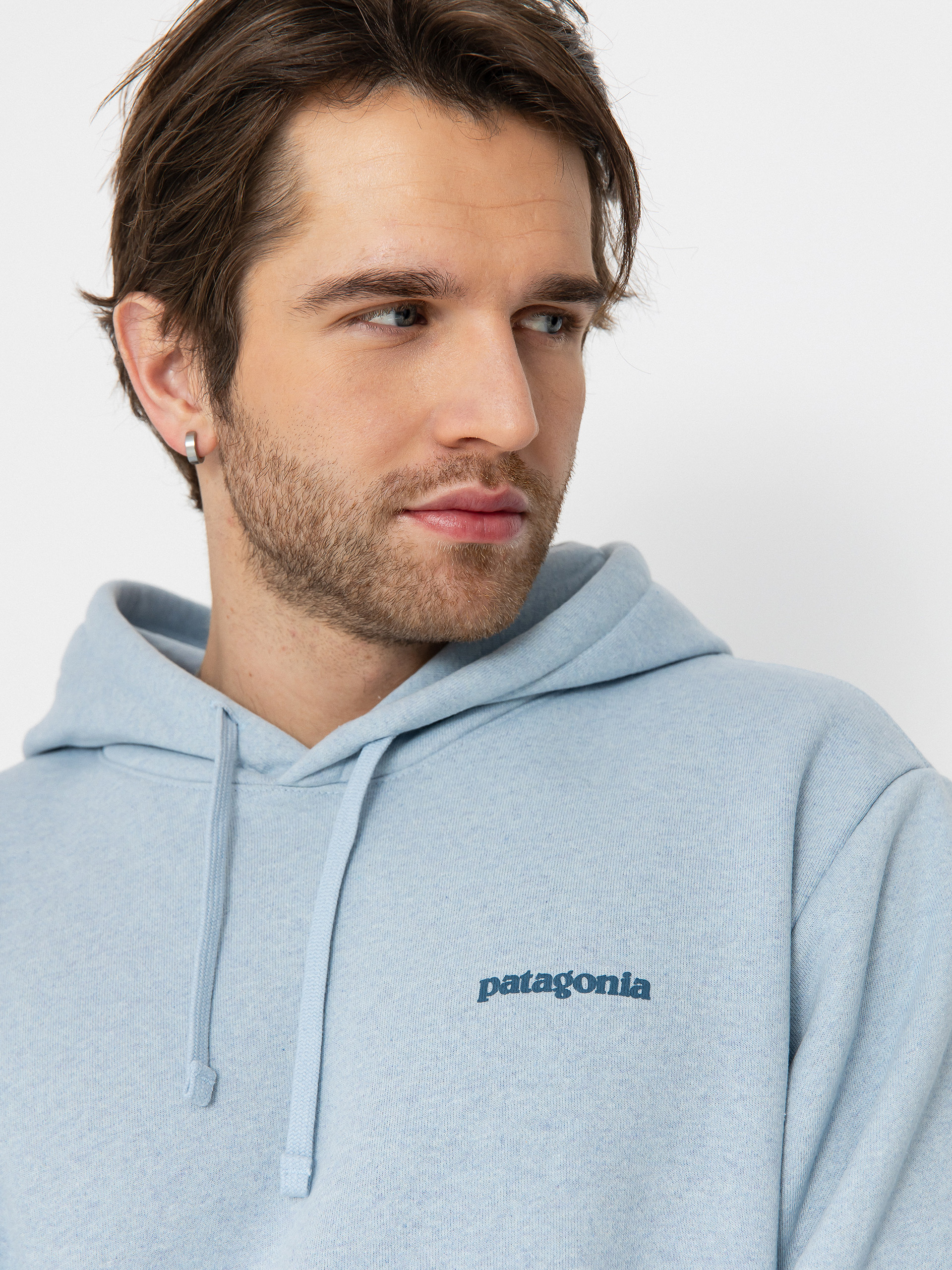 Bluza z kapturem Patagonia Fitz Roy Icon Uprisal HD (fleck blue)