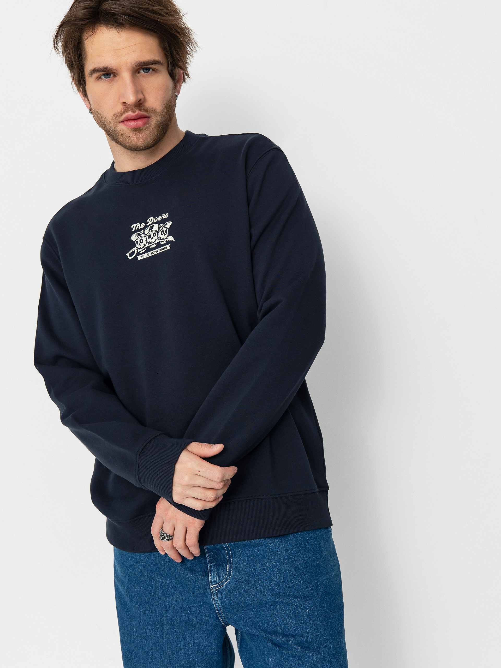 Bluza Element Timber Skeleton Gang Crew (eclipse navy)