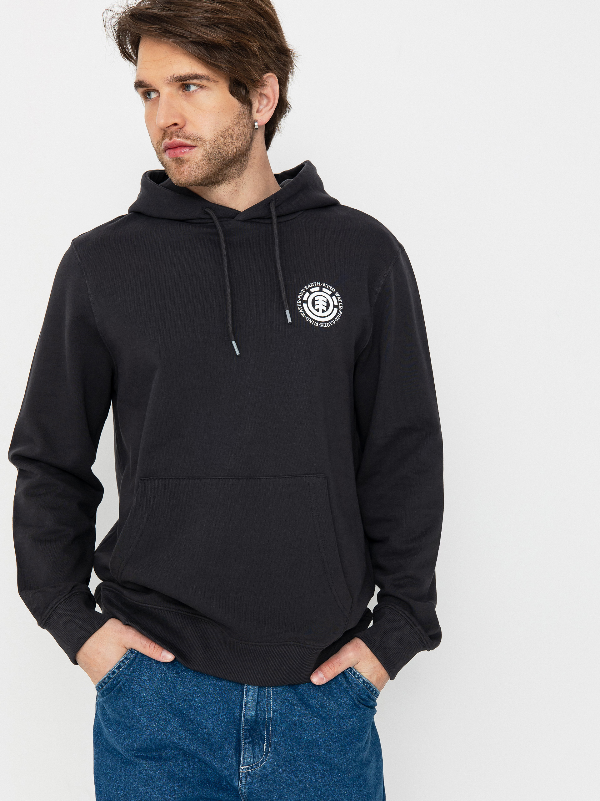 Bluza z kapturem Element Seal Bp HD (off black)