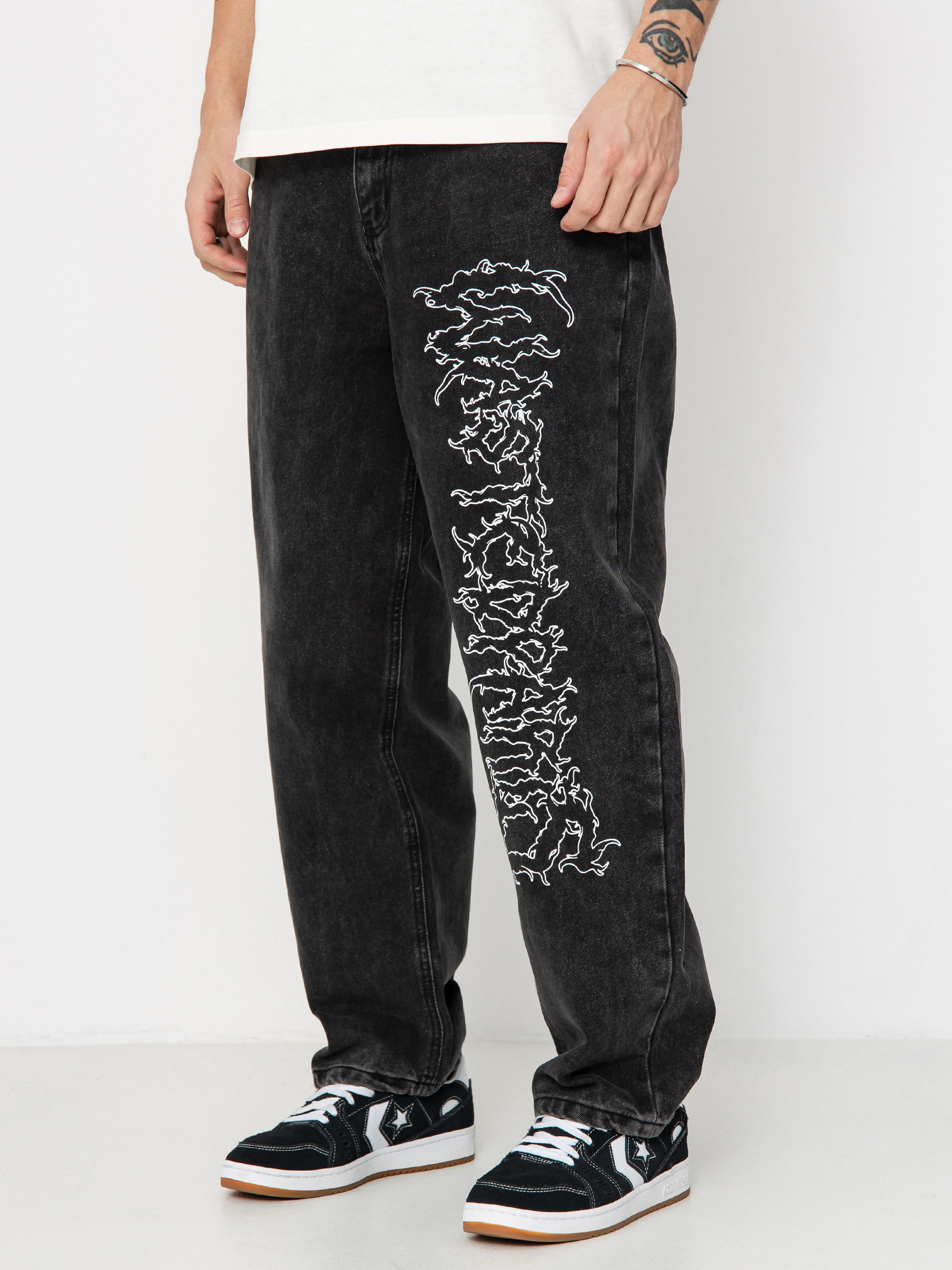 Spodnie Wasted Paris Varg Casper (faded black)