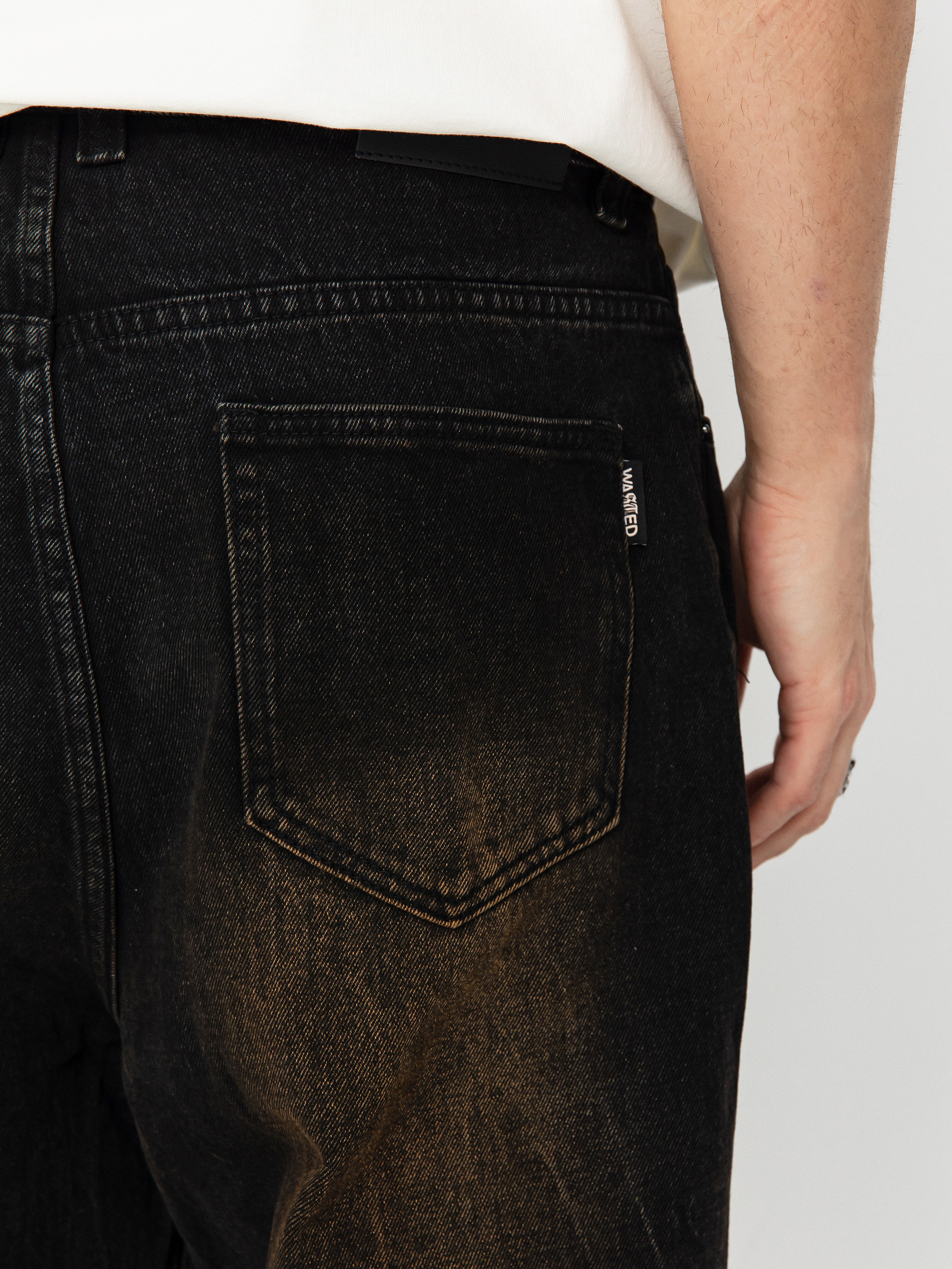 Spodnie Wasted Paris Sandblast Casper (faded black)
