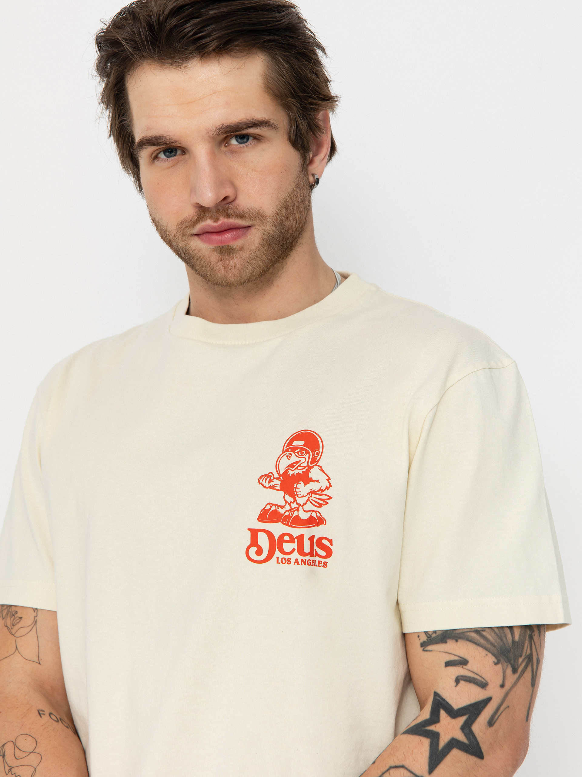 T-shirt Deus Ex Machina Raptor (dirty white)