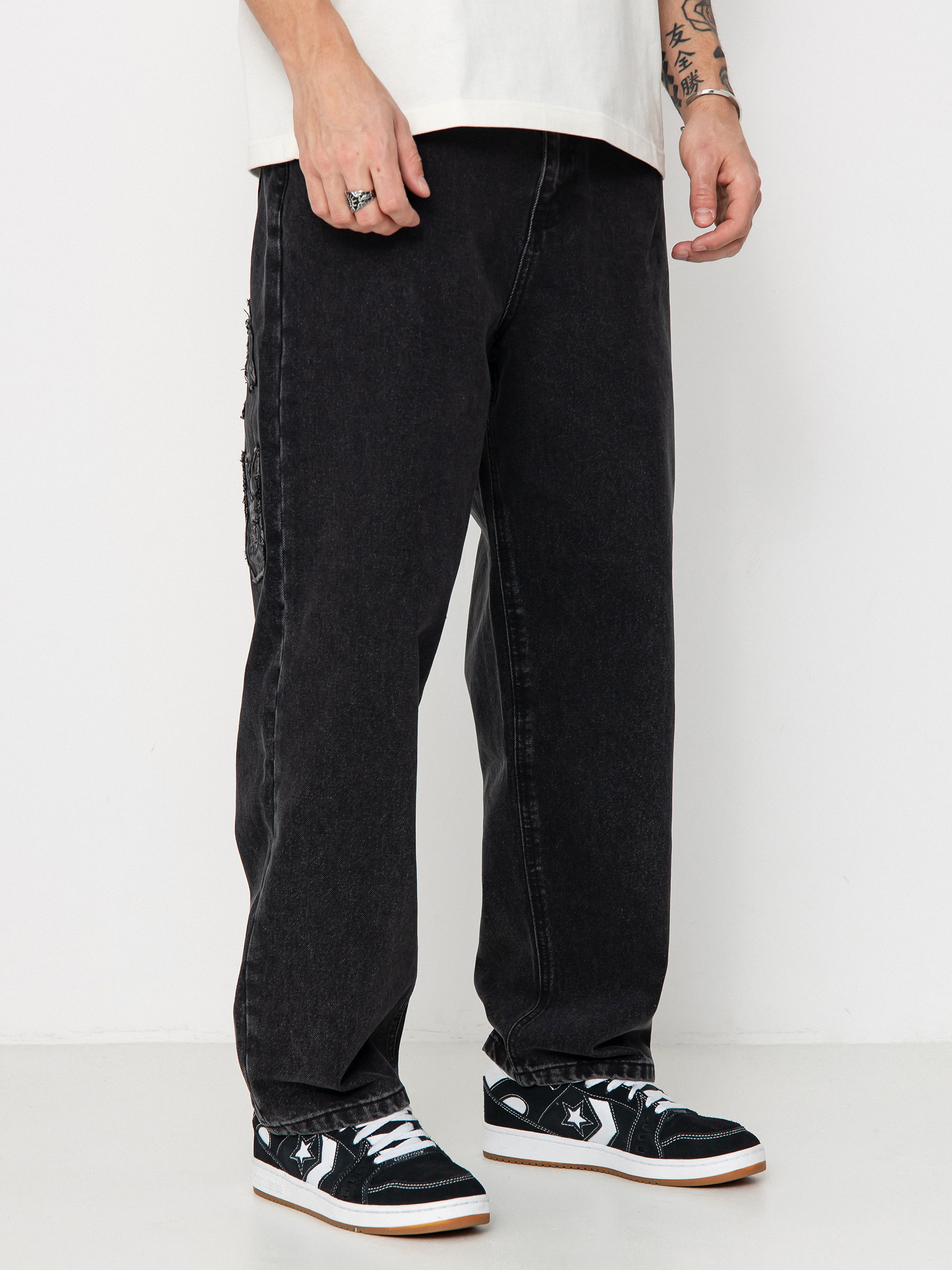 Spodnie Wasted Paris Kingdom Curve Destroy Casper (faded black)