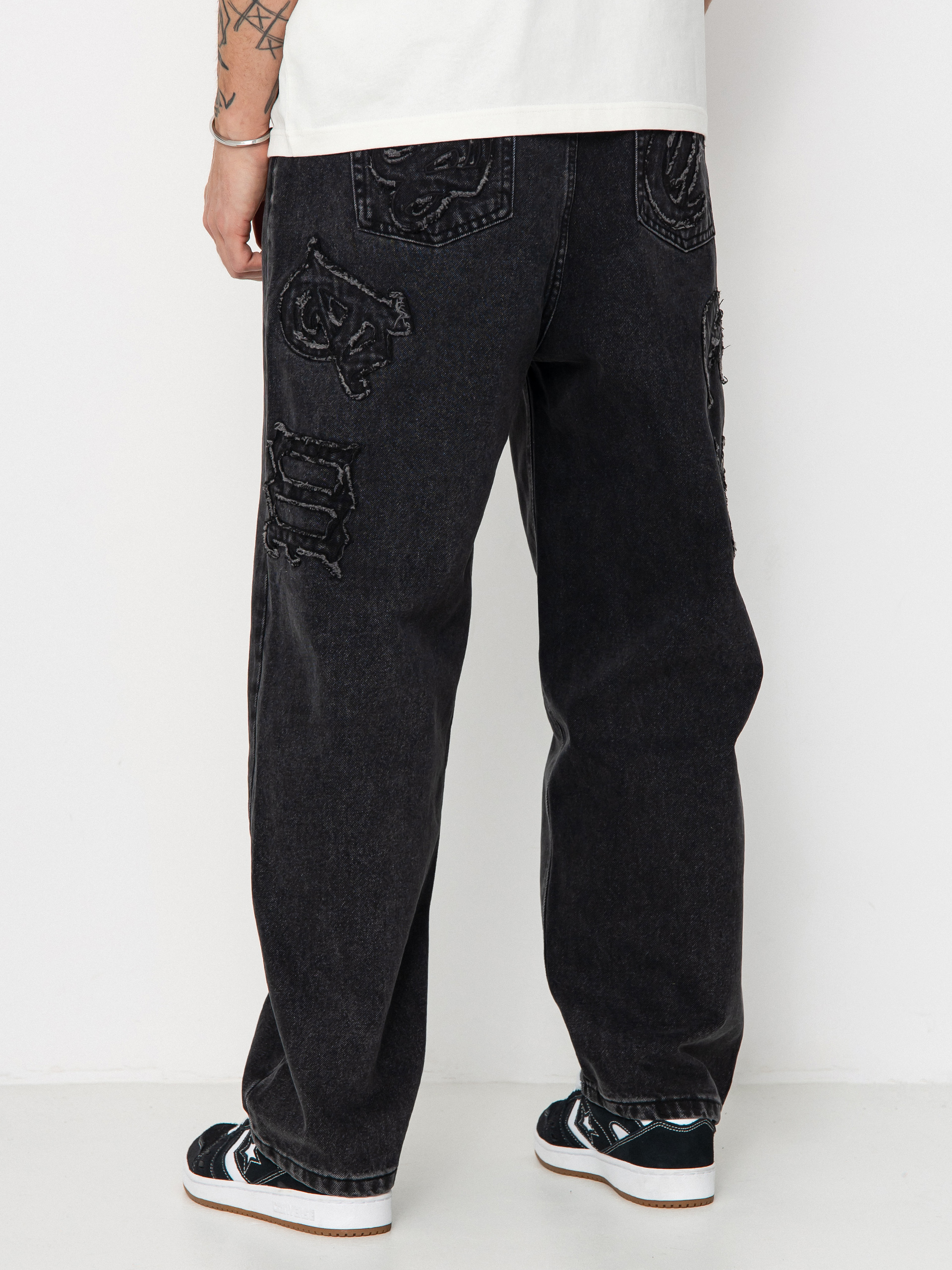 Spodnie Wasted Paris Kingdom Curve Destroy Casper (faded black)