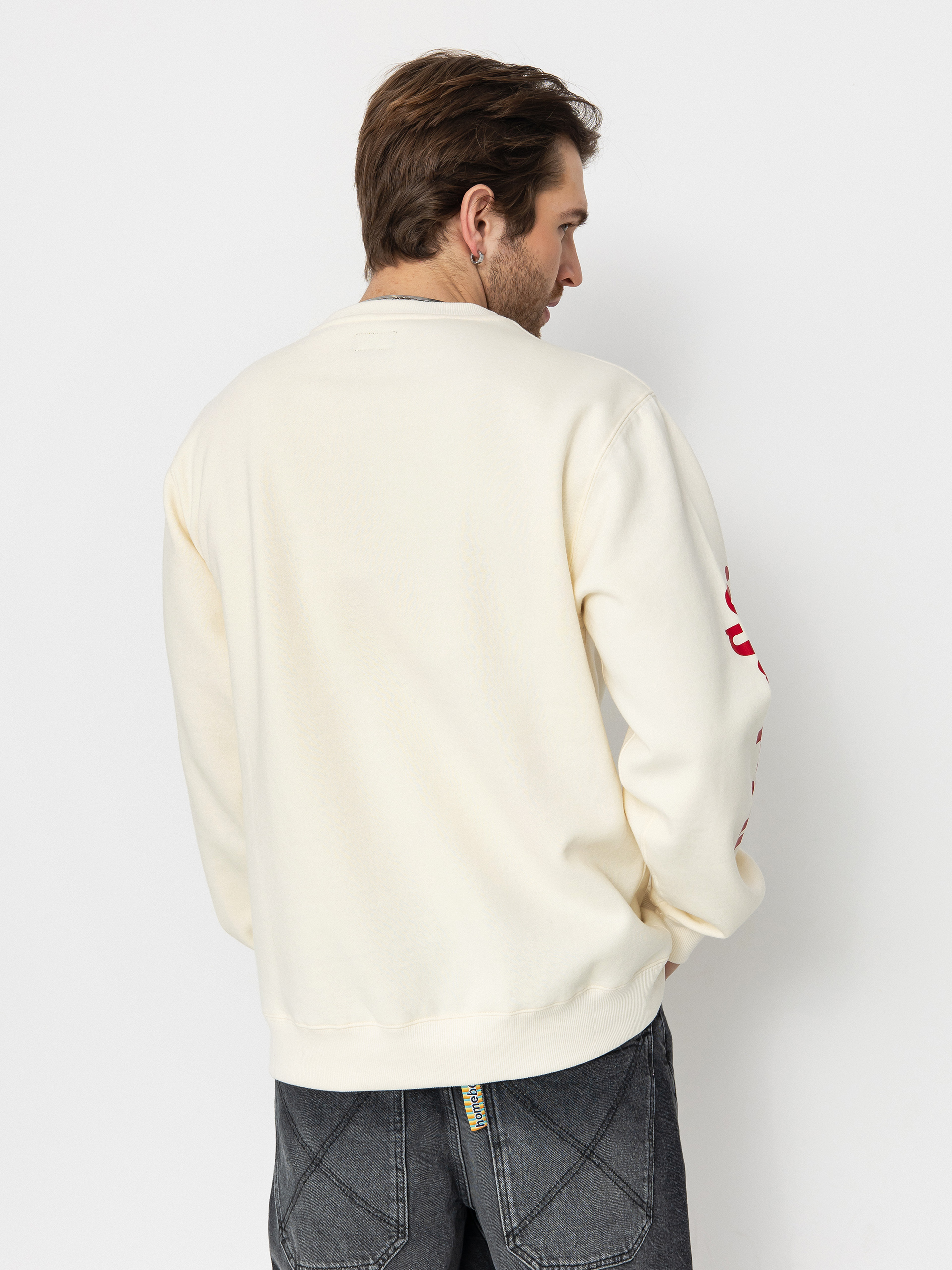 Bluza Brixton Inwood Crew (egret white)