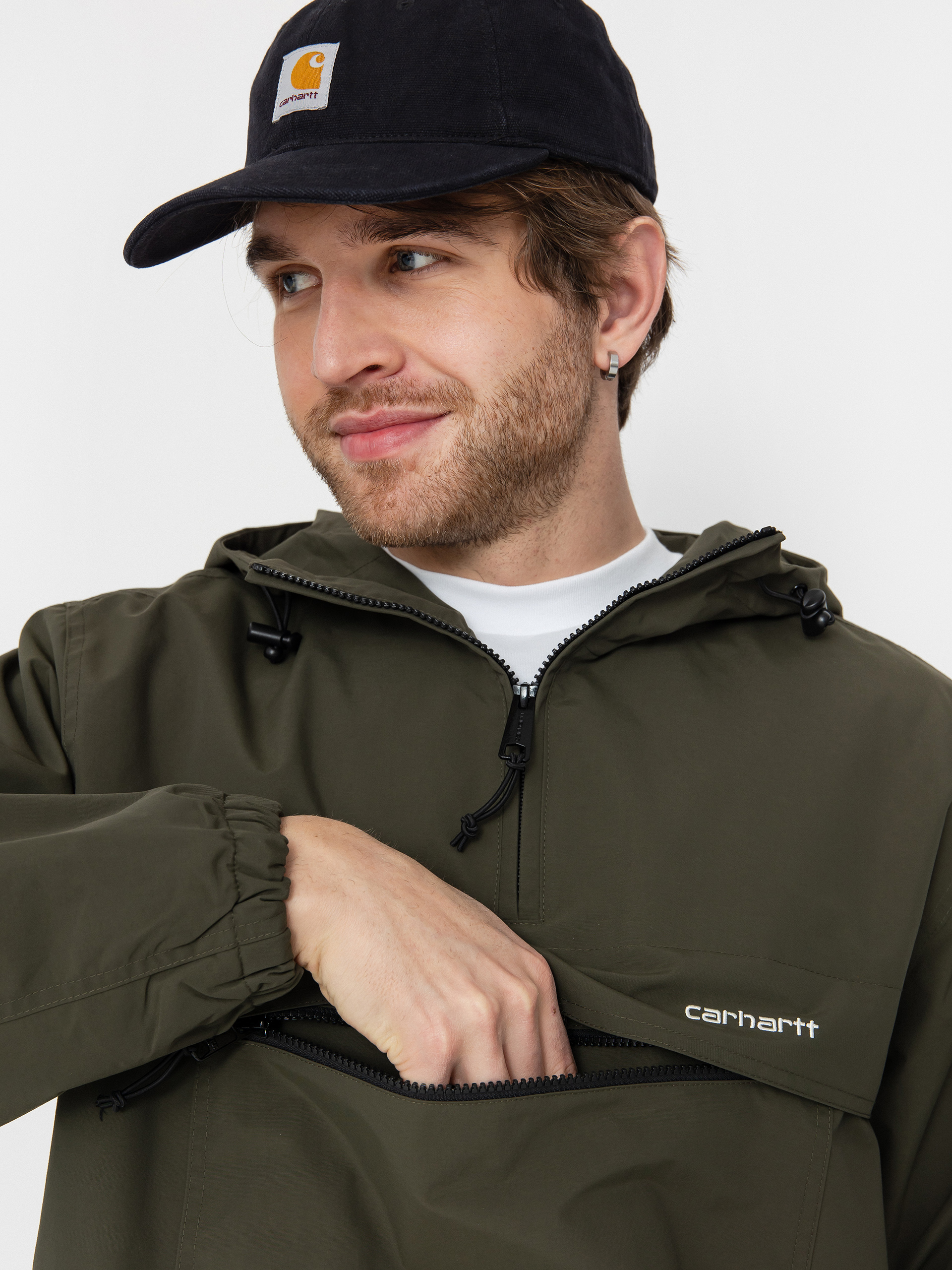 Kurtka Carhartt WIP Windbreaker (turtle/white)