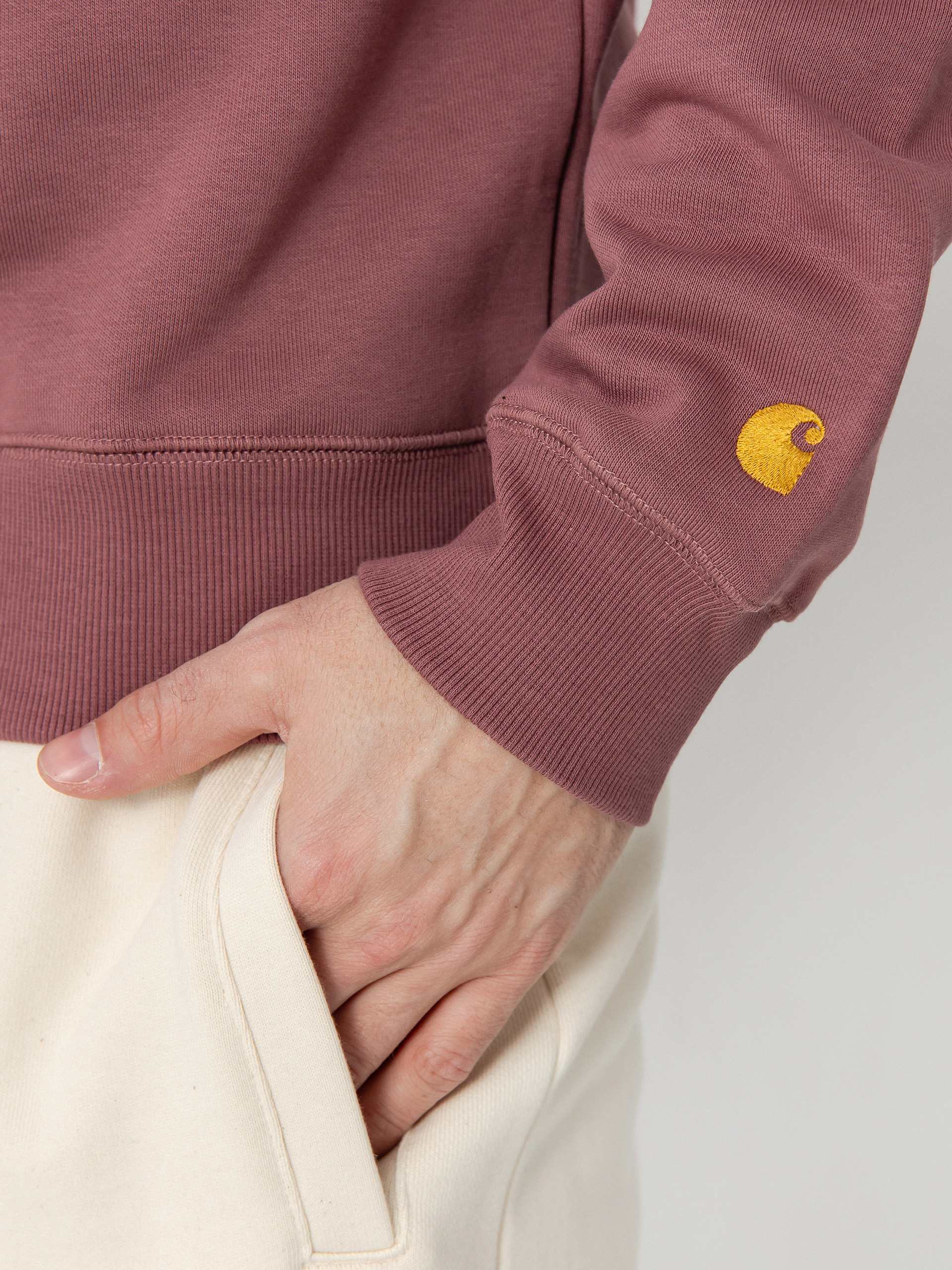 Bluza Carhartt WIP Chase (dusky pink/gold)