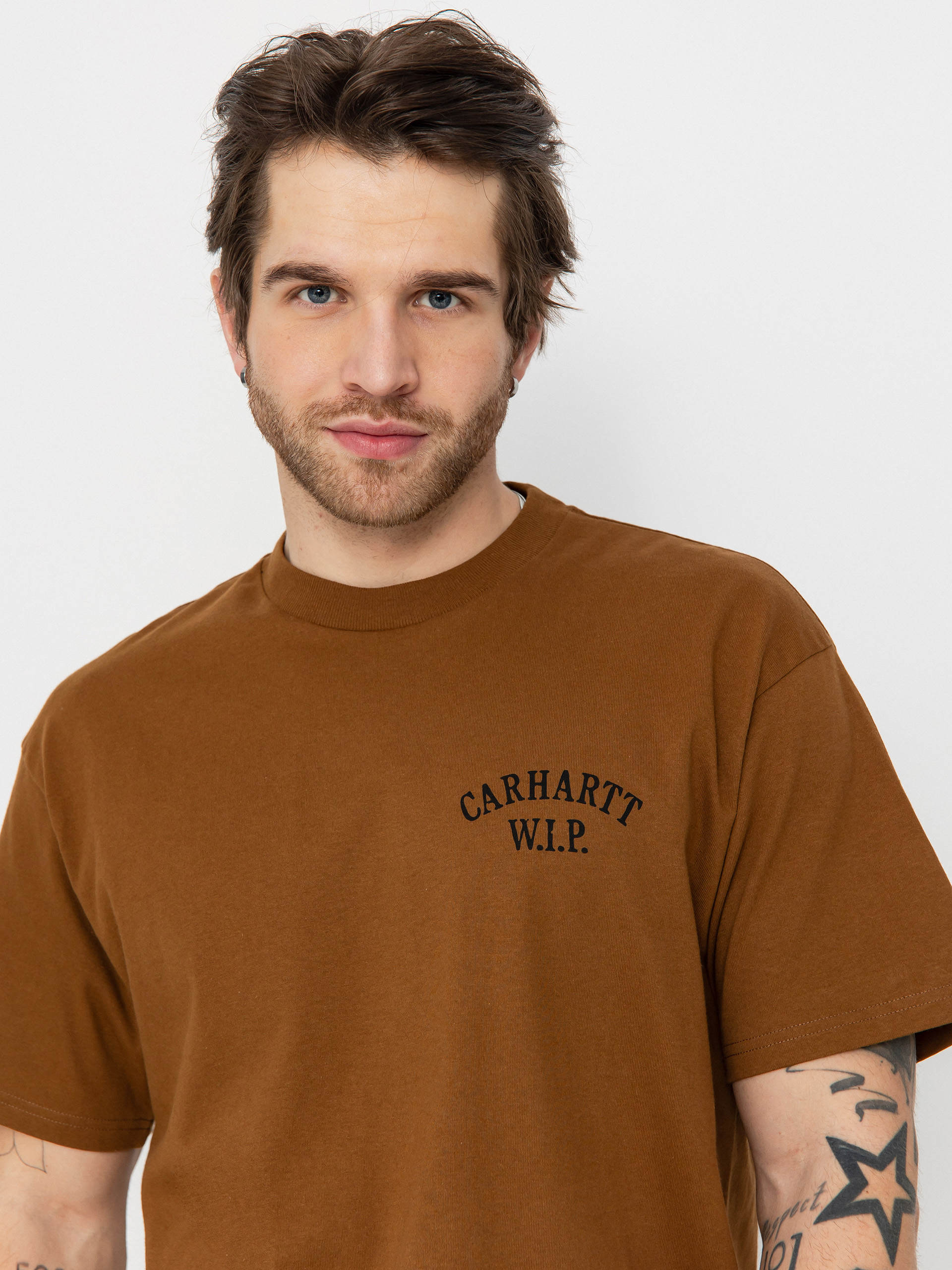 T-shirt Carhartt WIP Cabinetry (hamilton brown/black)