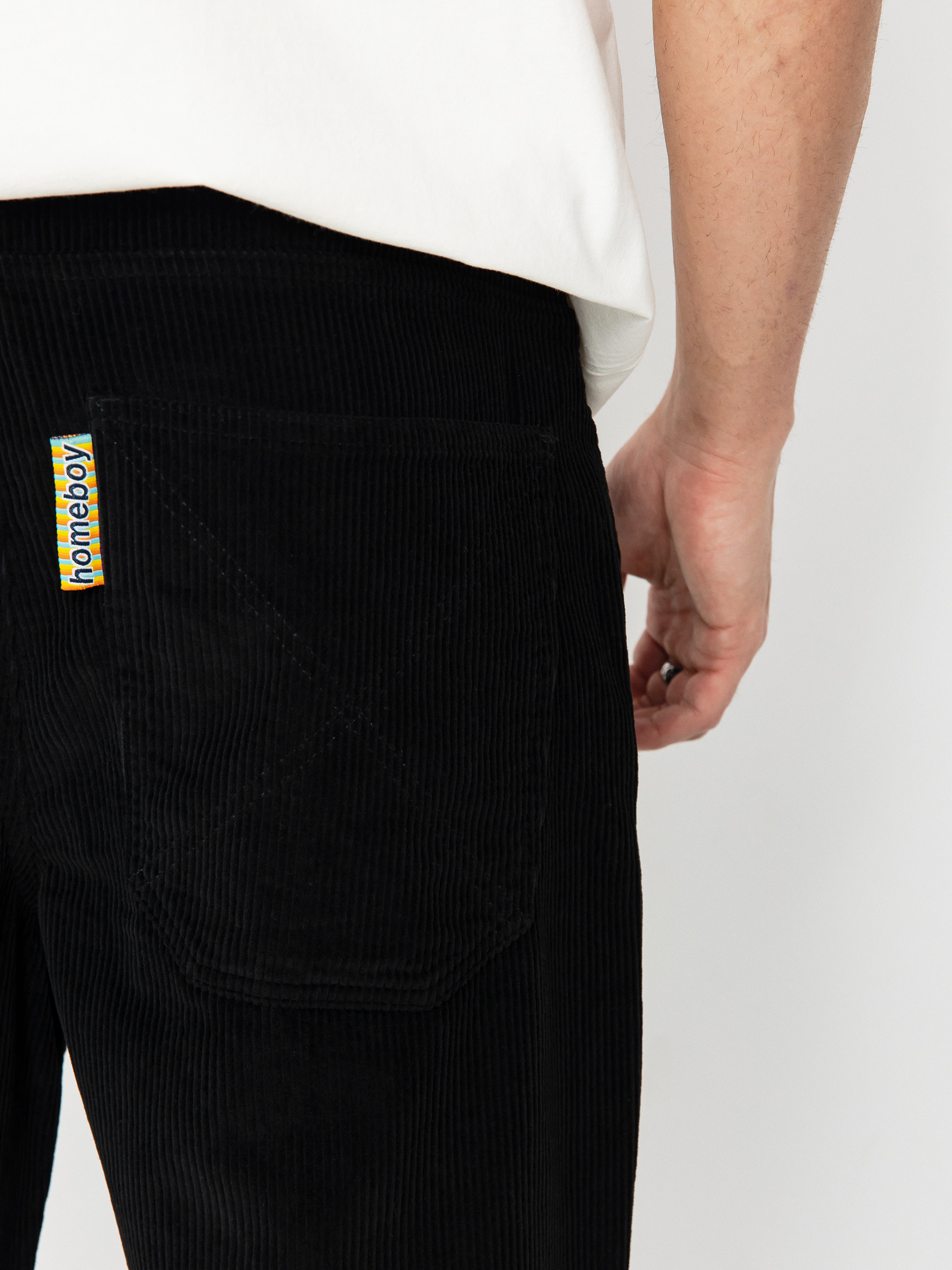 Spodnie Homeboy X Tra Baggy Cord Pants (black)