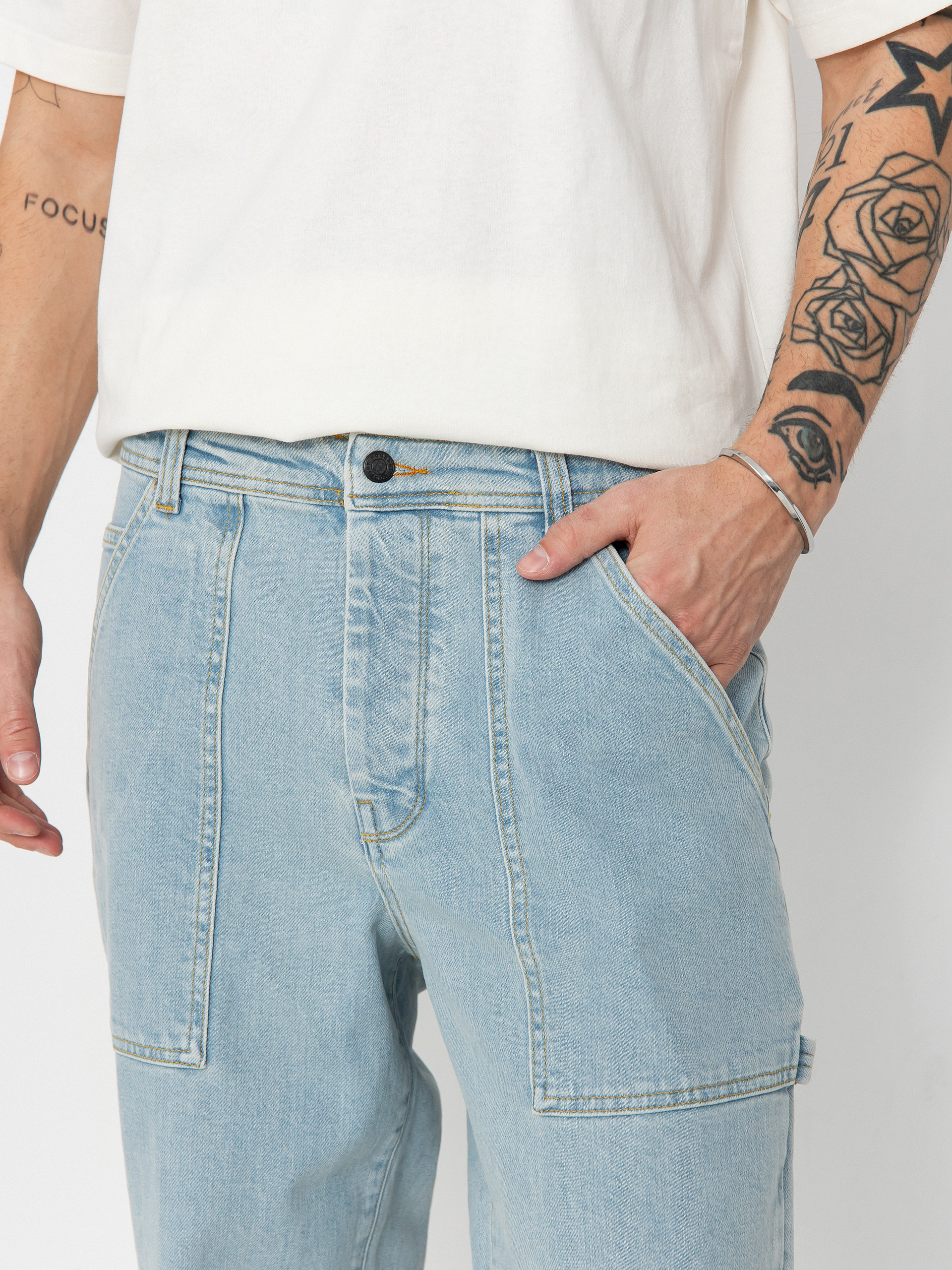 Spodnie Homeboy X Tra Work Pants Denim (moon)