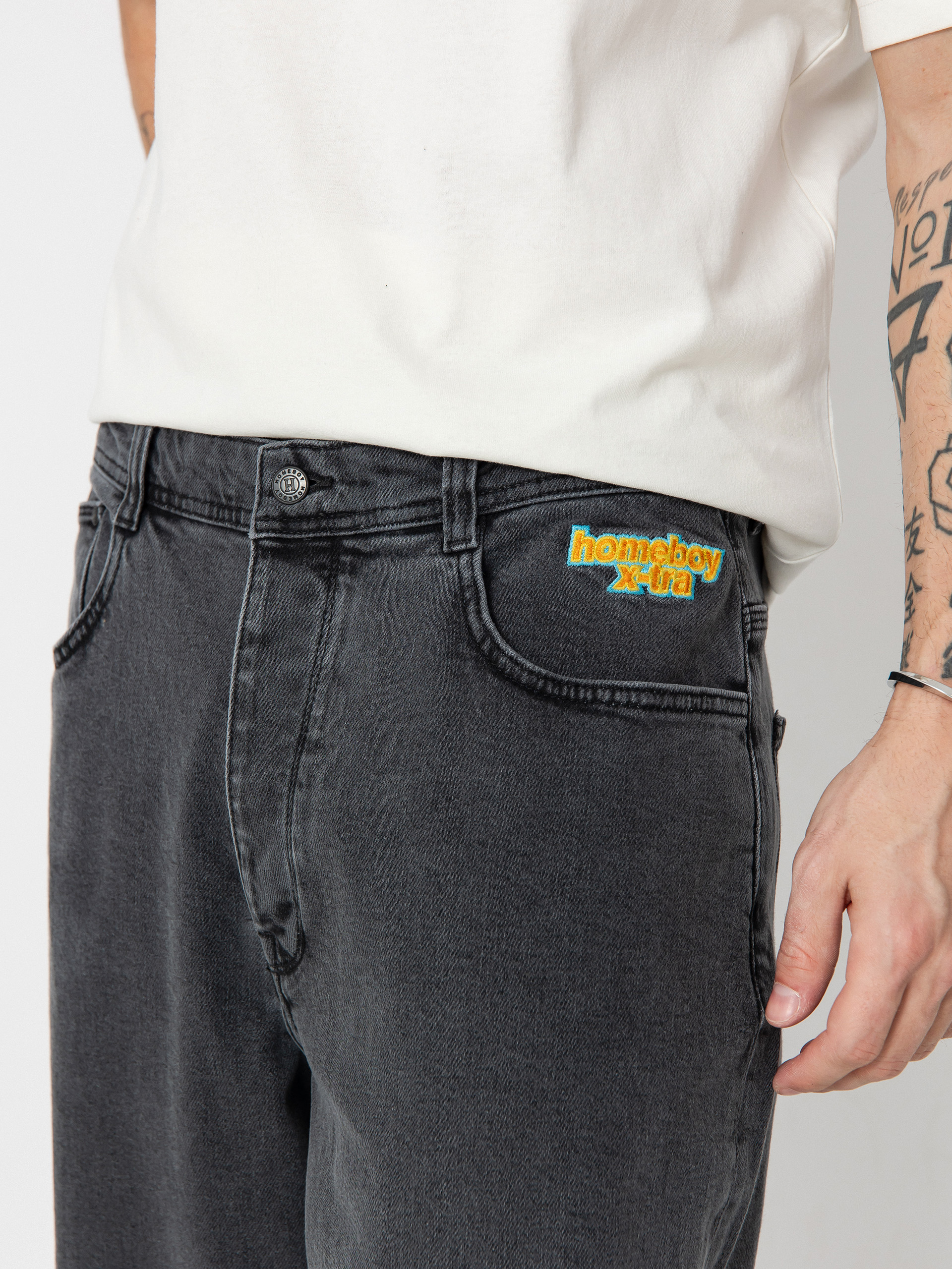 Spodnie Homeboy X Tra Monster Denim (washed grey)