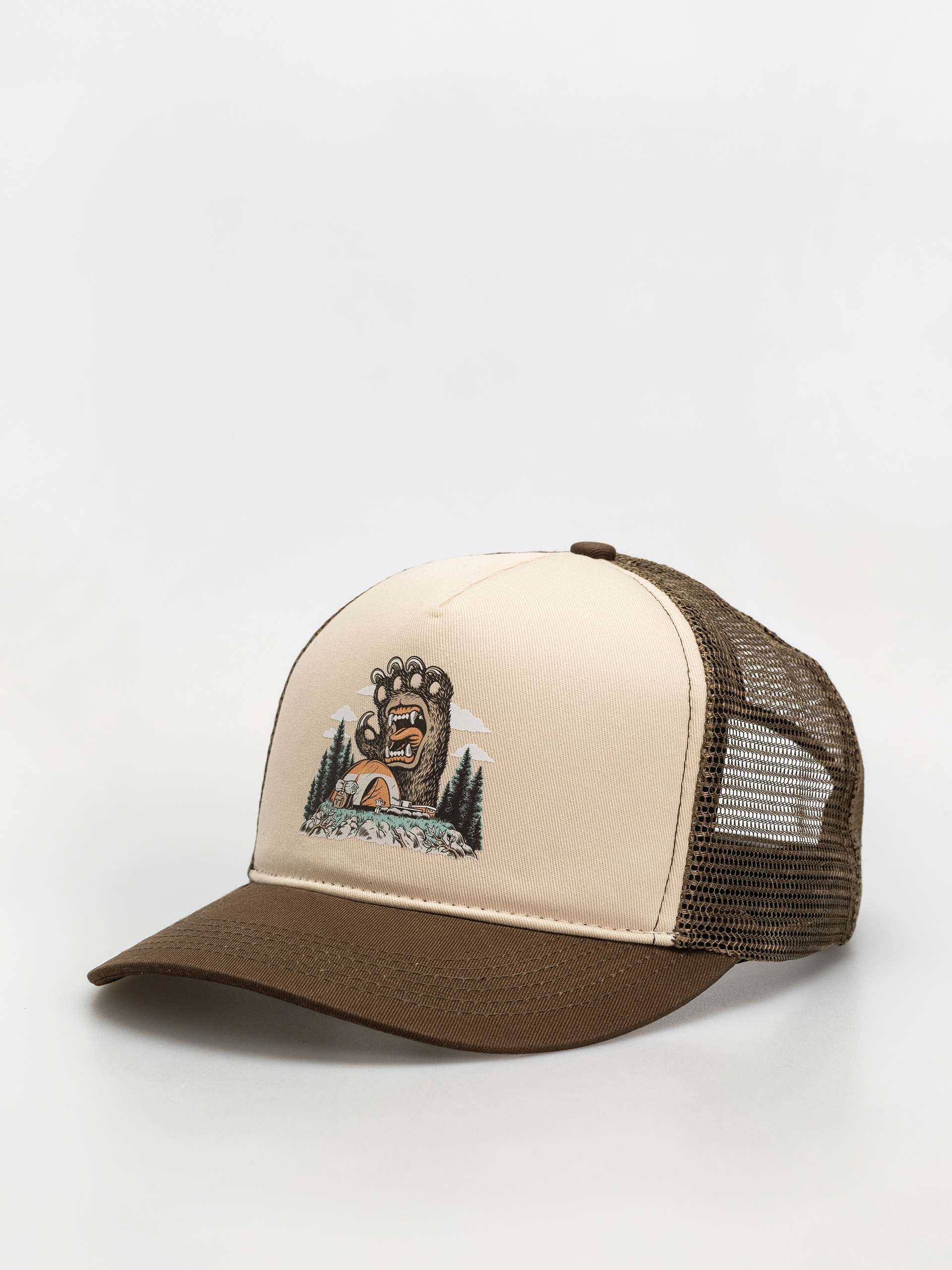 Czapka z daszkiem Santa Cruz Screaming Grizzly (brown/tan)