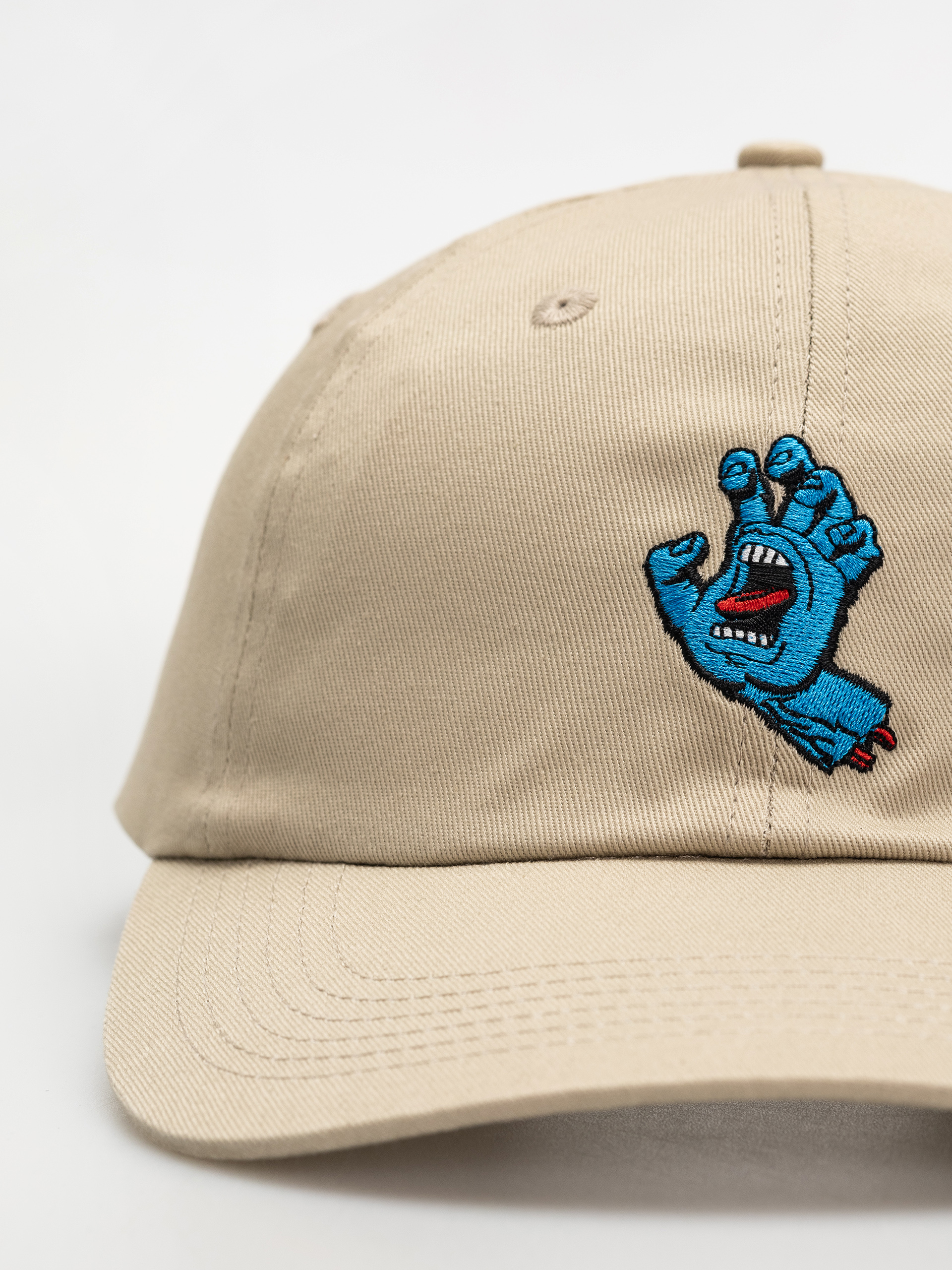 Czapka z daszkiem Santa Cruz Screaming Mini Hand (blond wood)