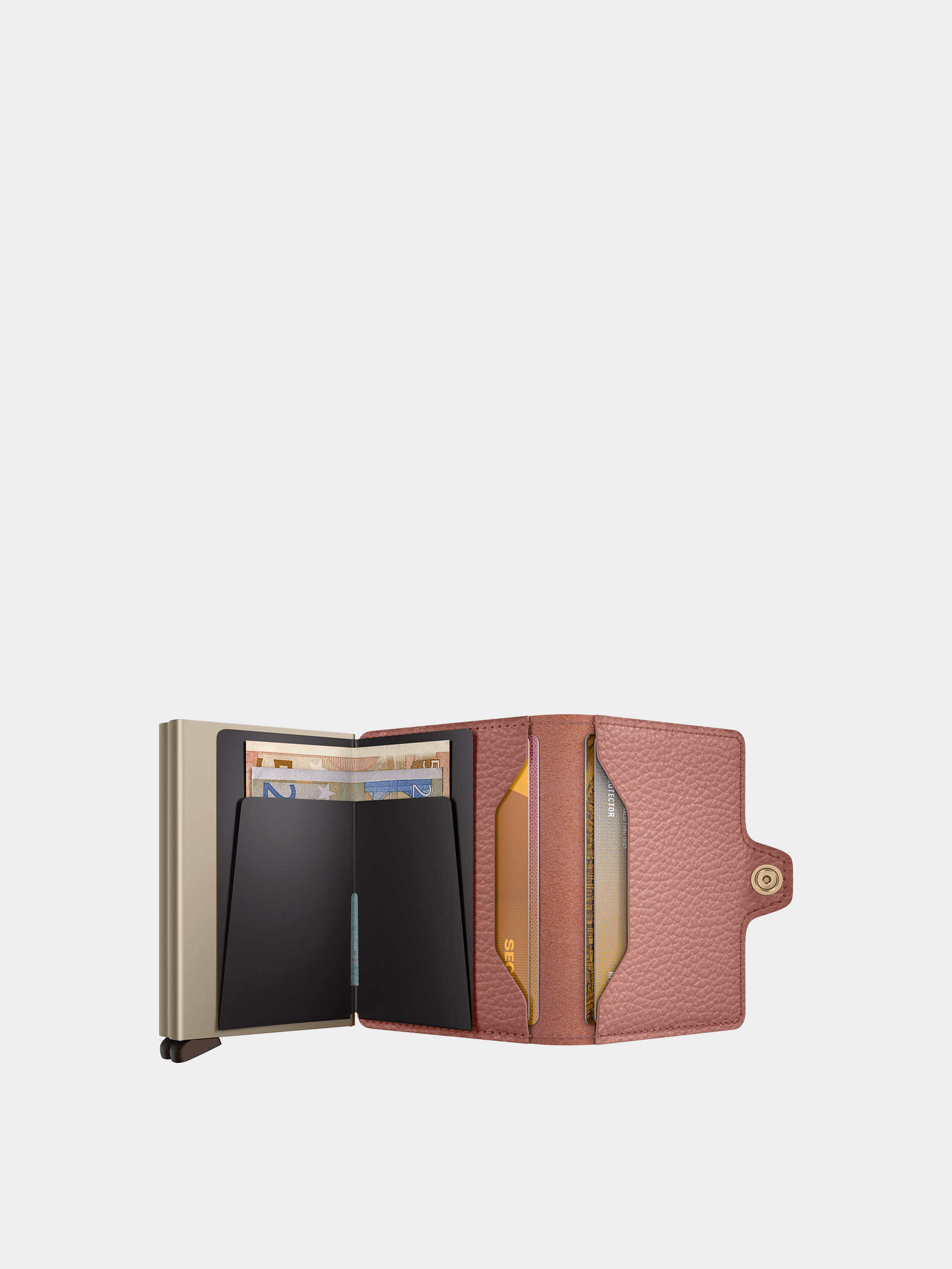 Portfel Secrid Twinwallet (pebble rose)