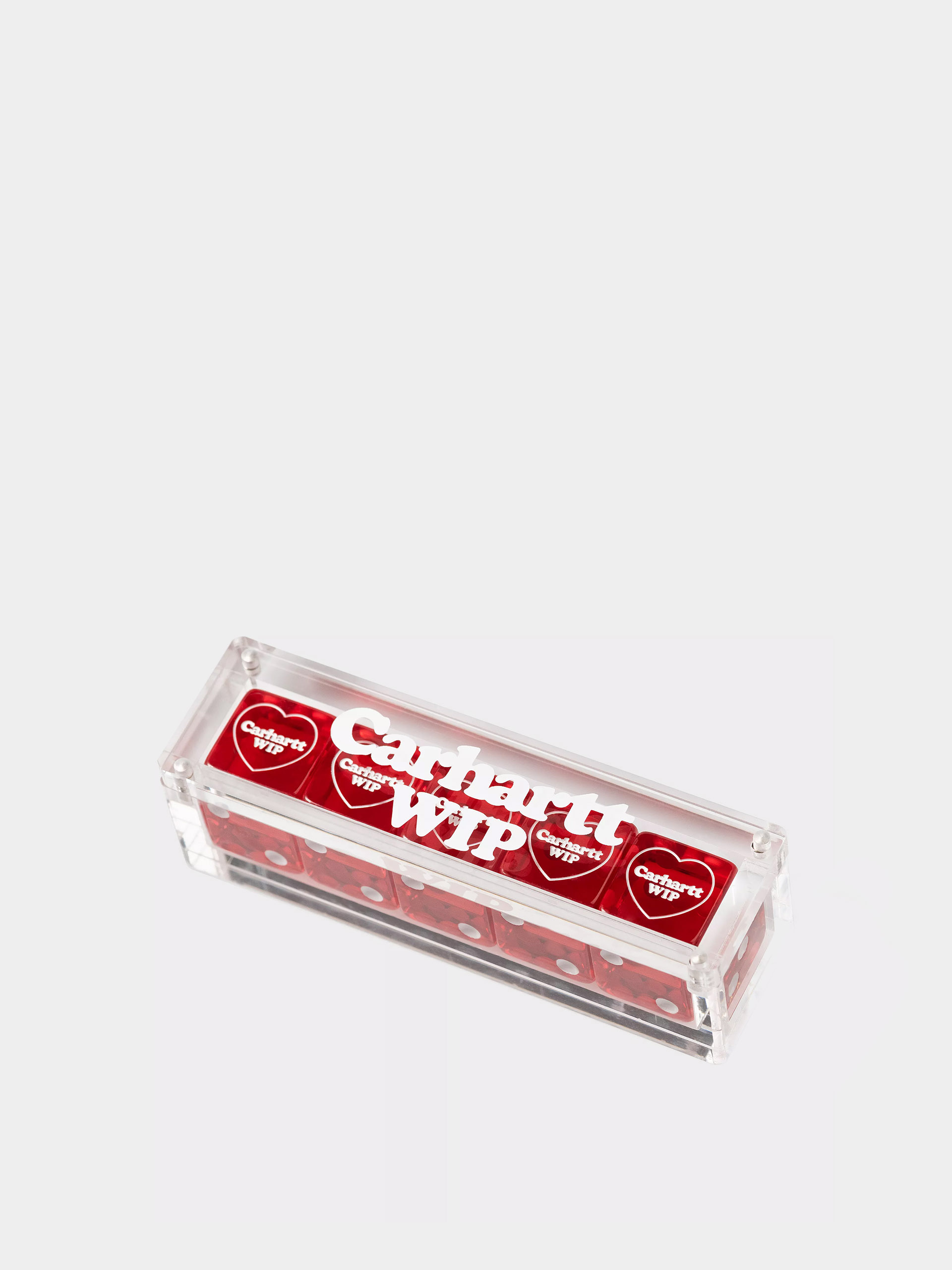 Kości do gry Carhartt WIP Heart Dice Set (scarlet)