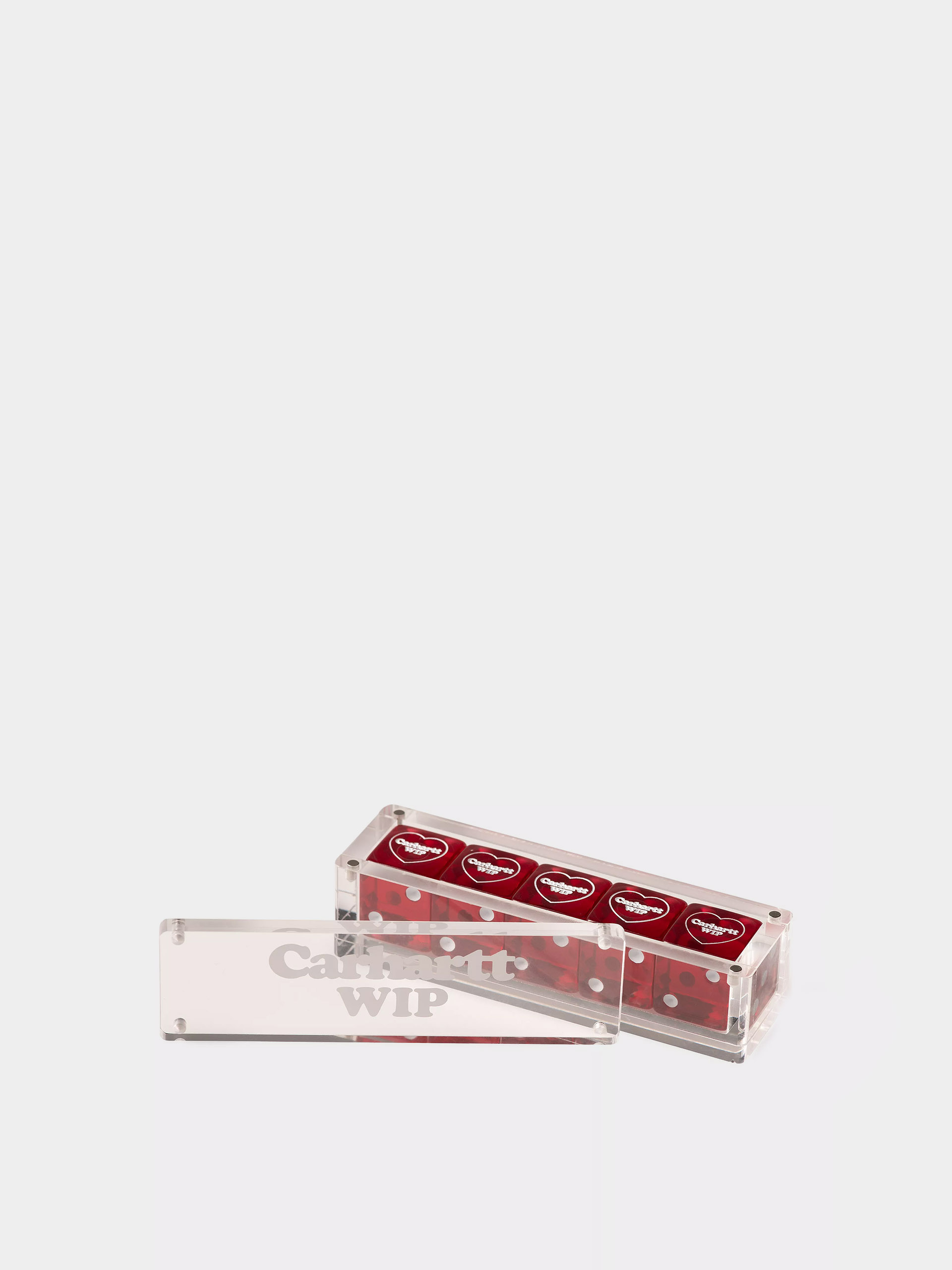 Kości do gry Carhartt WIP Heart Dice Set (scarlet)