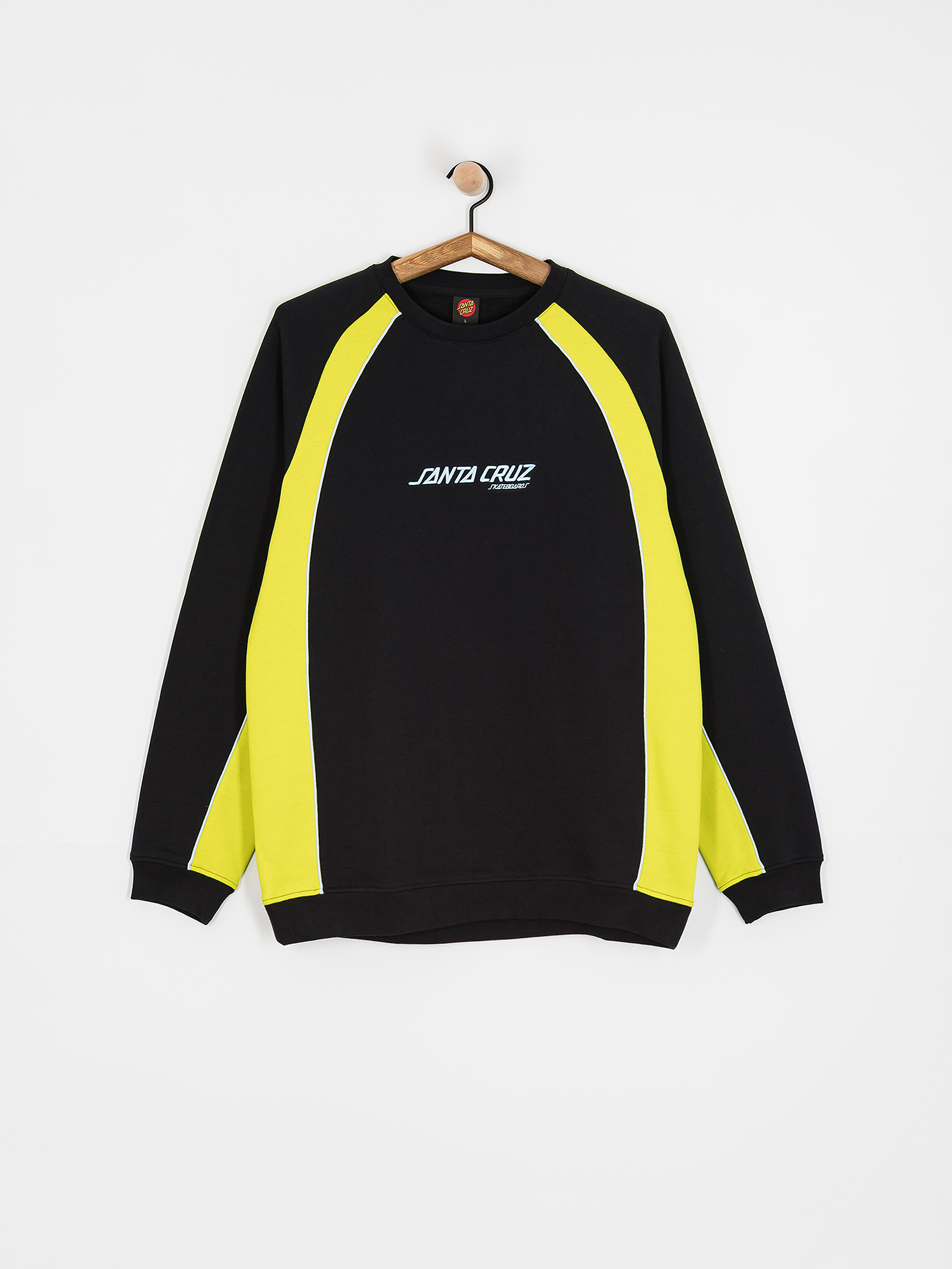 Bluza Santa Cruz Strip Front Racer Crew (apple green/black)
