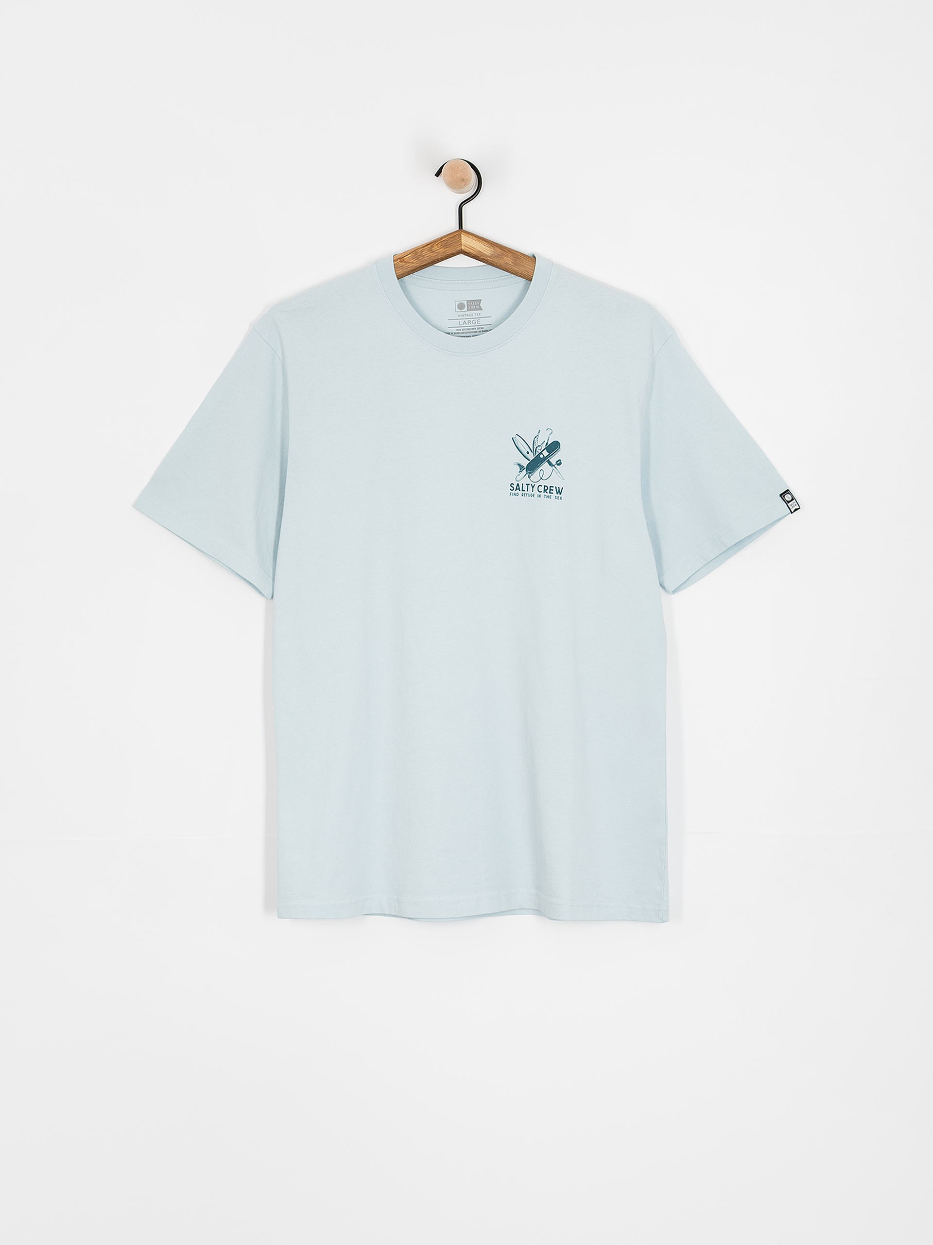 T-shirt Salty Crew Pocket Knife Vintage (blue fog)