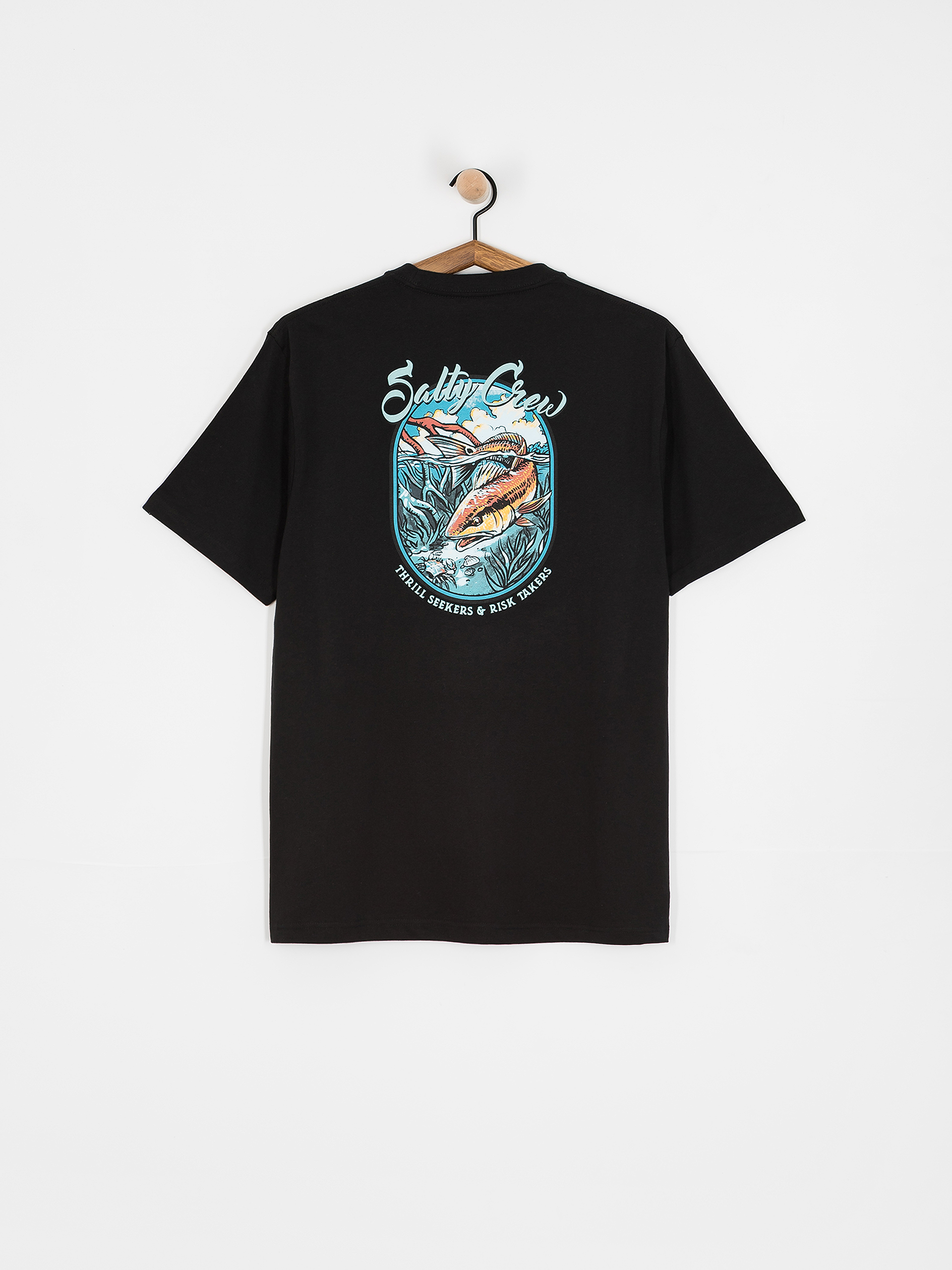 T-shirt Salty Crew Red Fish Classic (black)