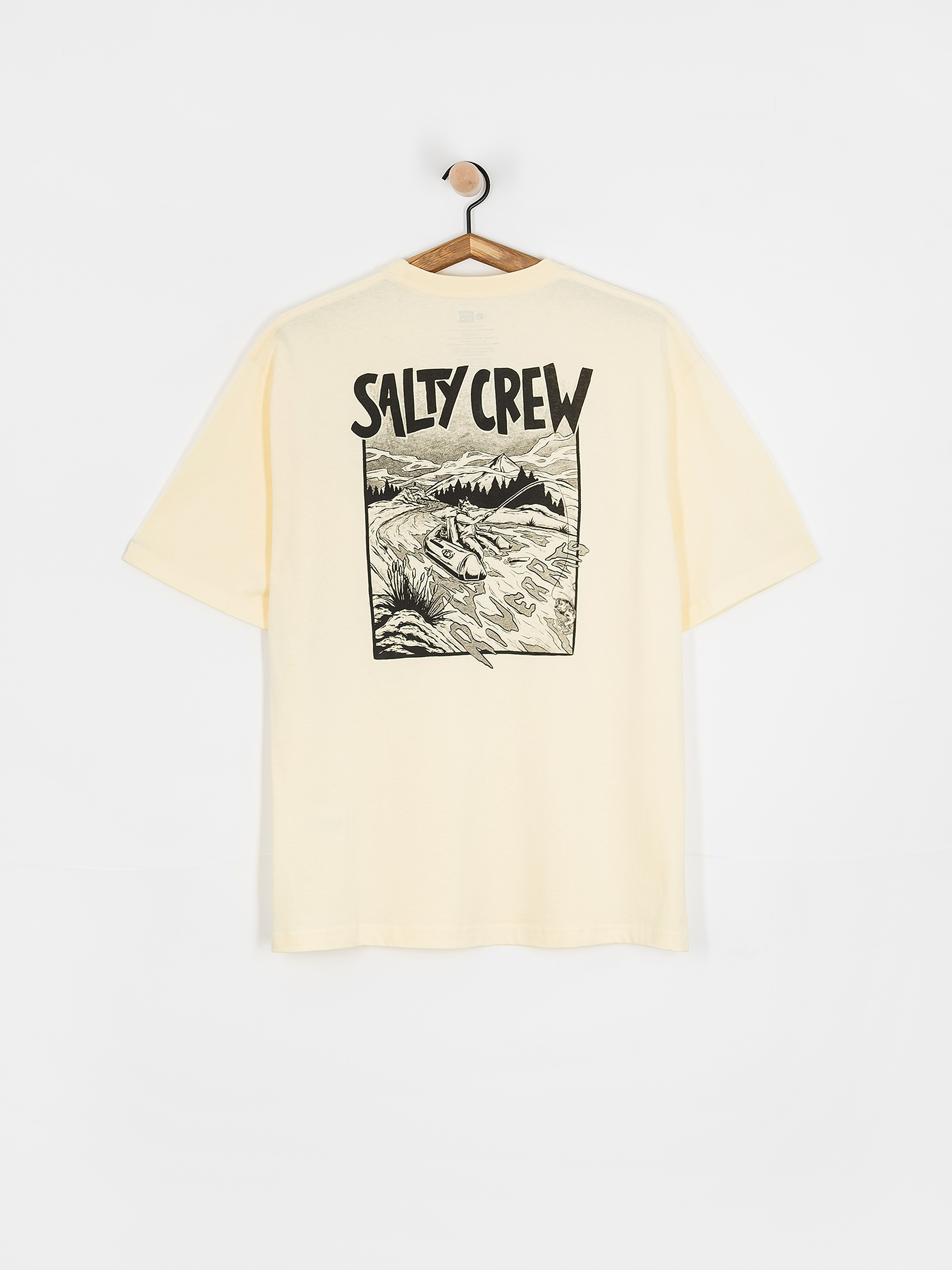 T-shirt Salty Crew River Rats (transparent yellow)