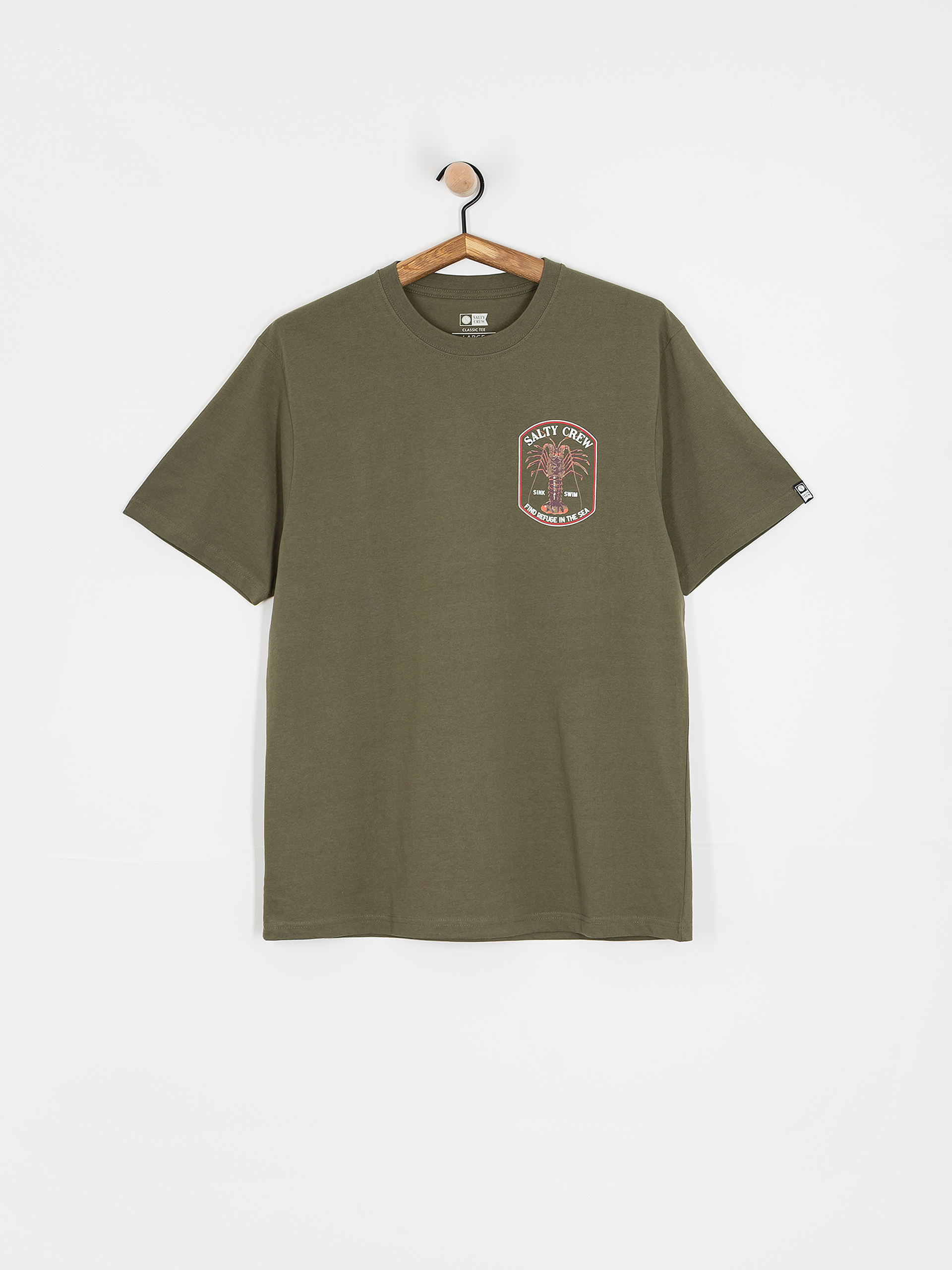 T-shirt Salty Crew Spiny Standard (dusty olive)