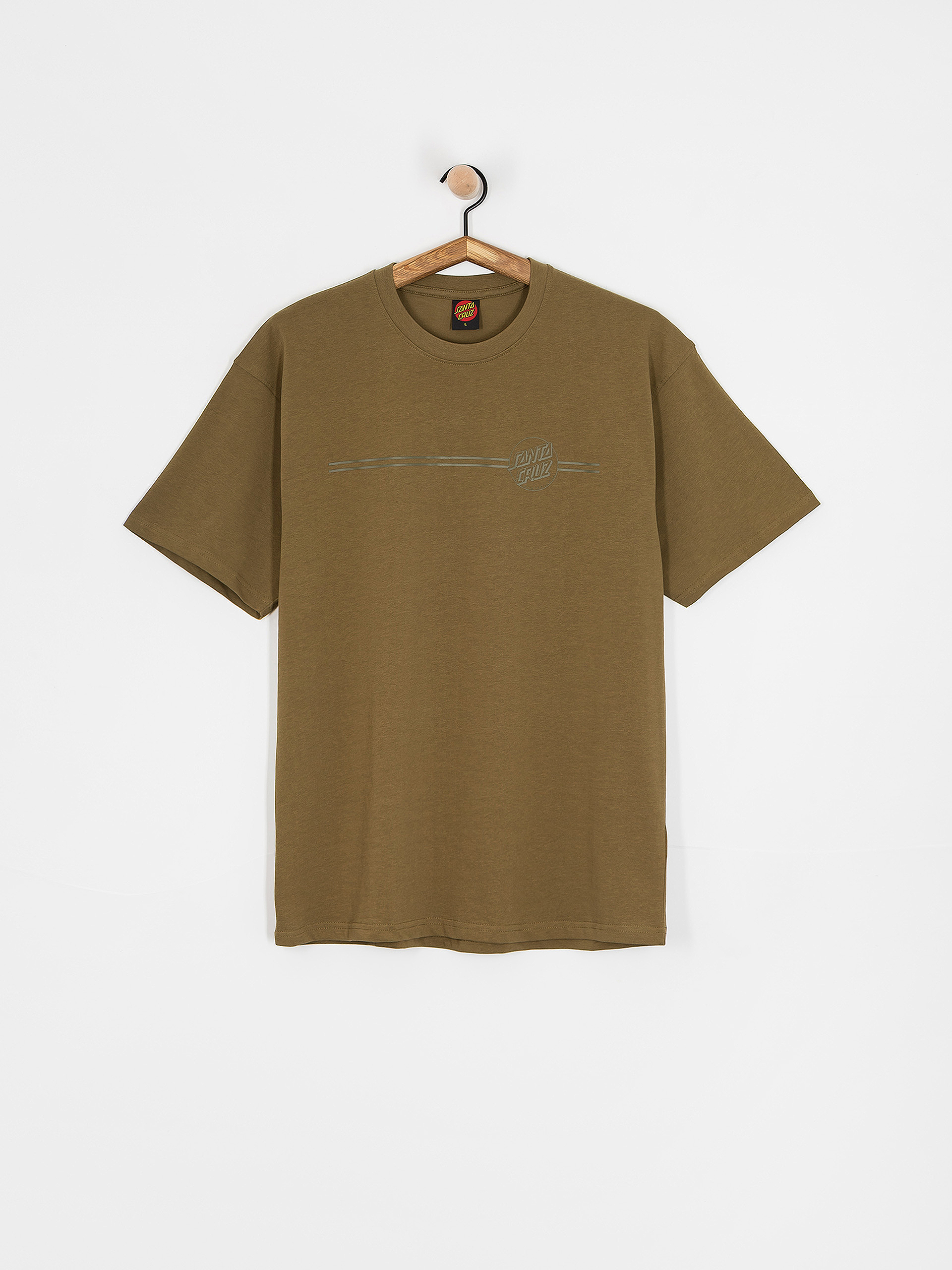 T-shirt Santa Cruz Tonal Opus Dot Stripe (uniform green)