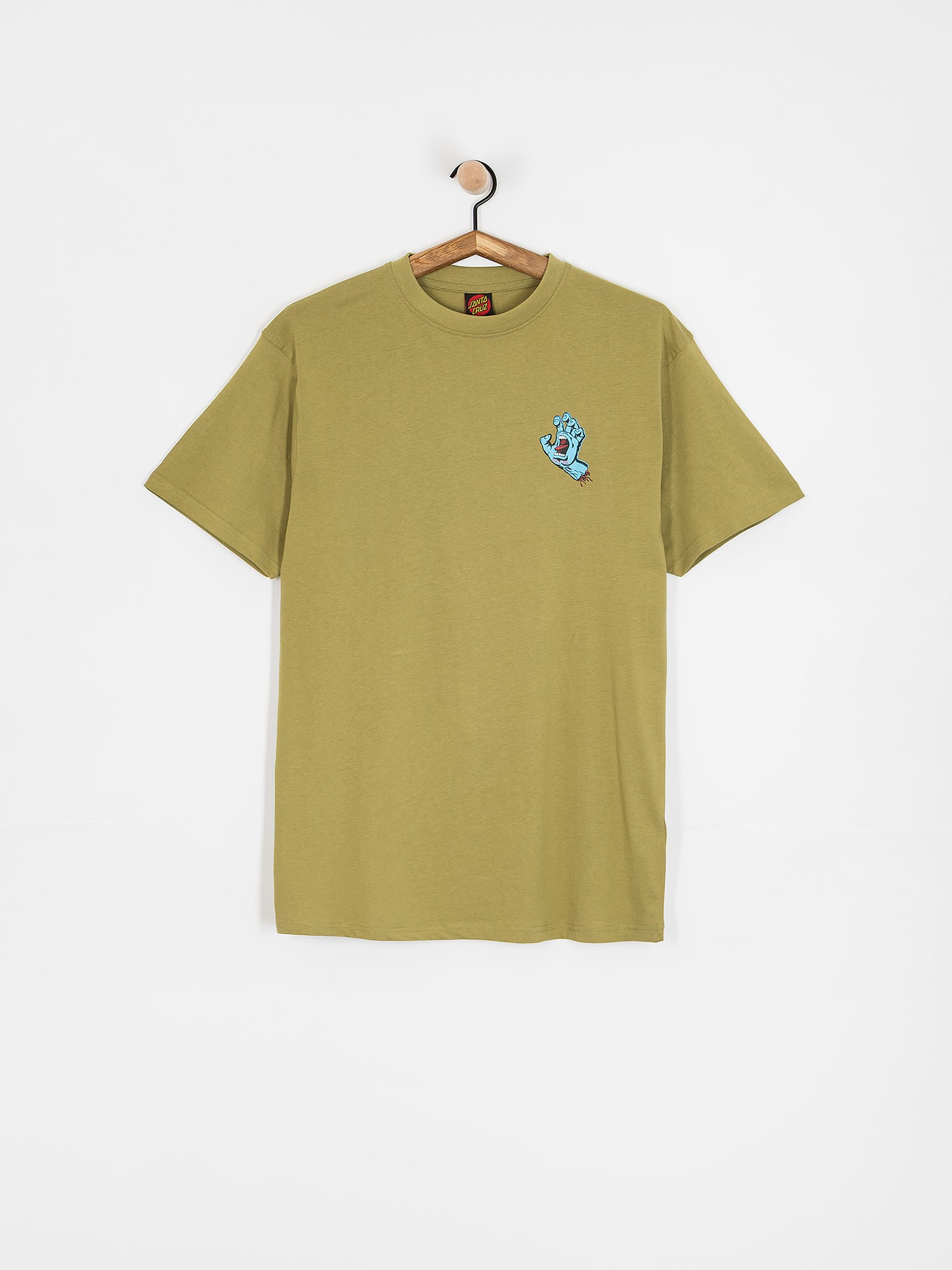 T-shirt Santa Cruz Screaming Hand Chest (iguana)