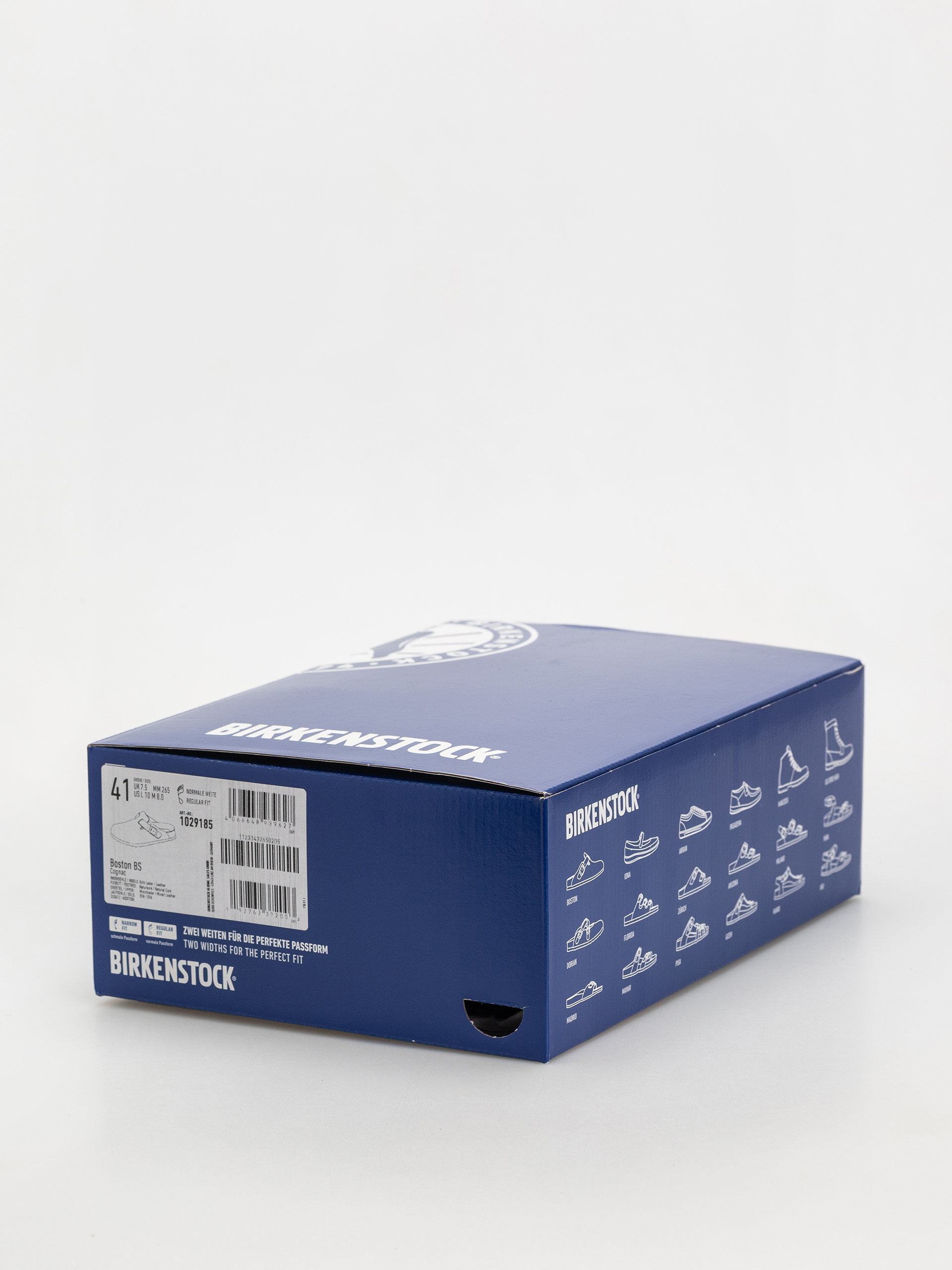 Klapki Birkenstock Boston Suede Oiled Leather Regular (cognac)