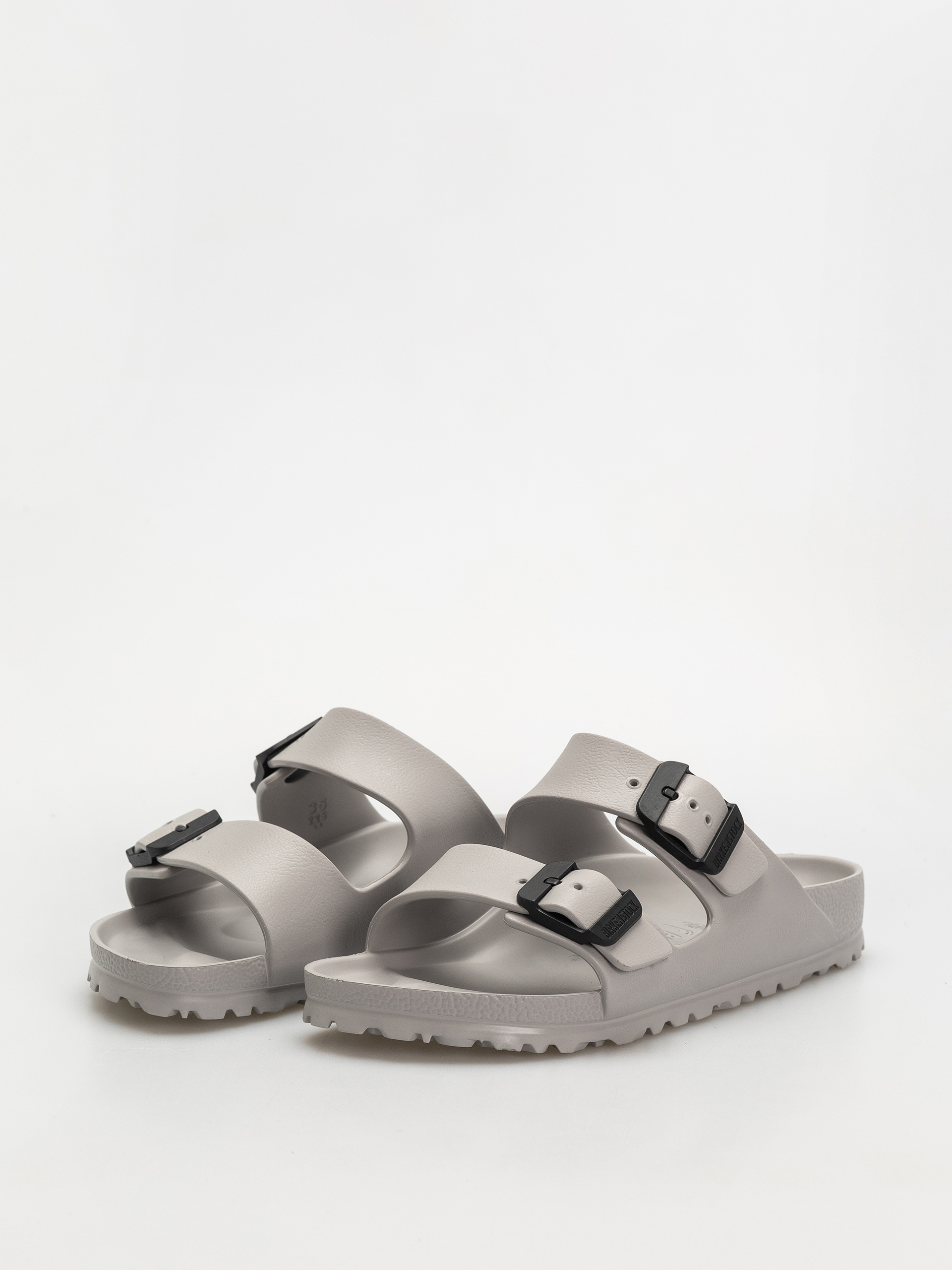 Klapki Birkenstock Arizona Stealth Buckle EVA Narrow Wmn (stone coin/black)