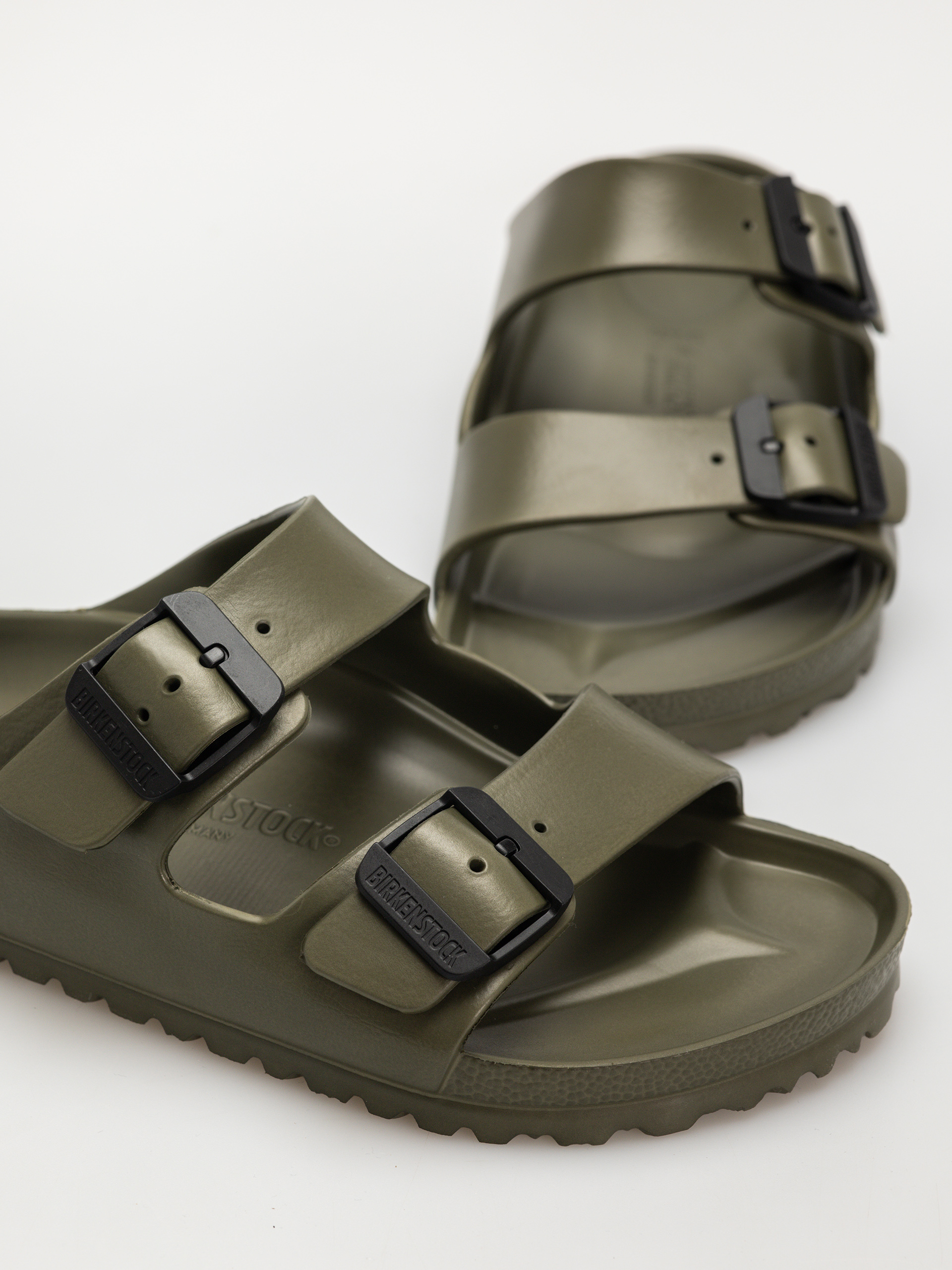 Klapki Birkenstock Arizona Stealth Buckle EVA Regular (khaki/black)