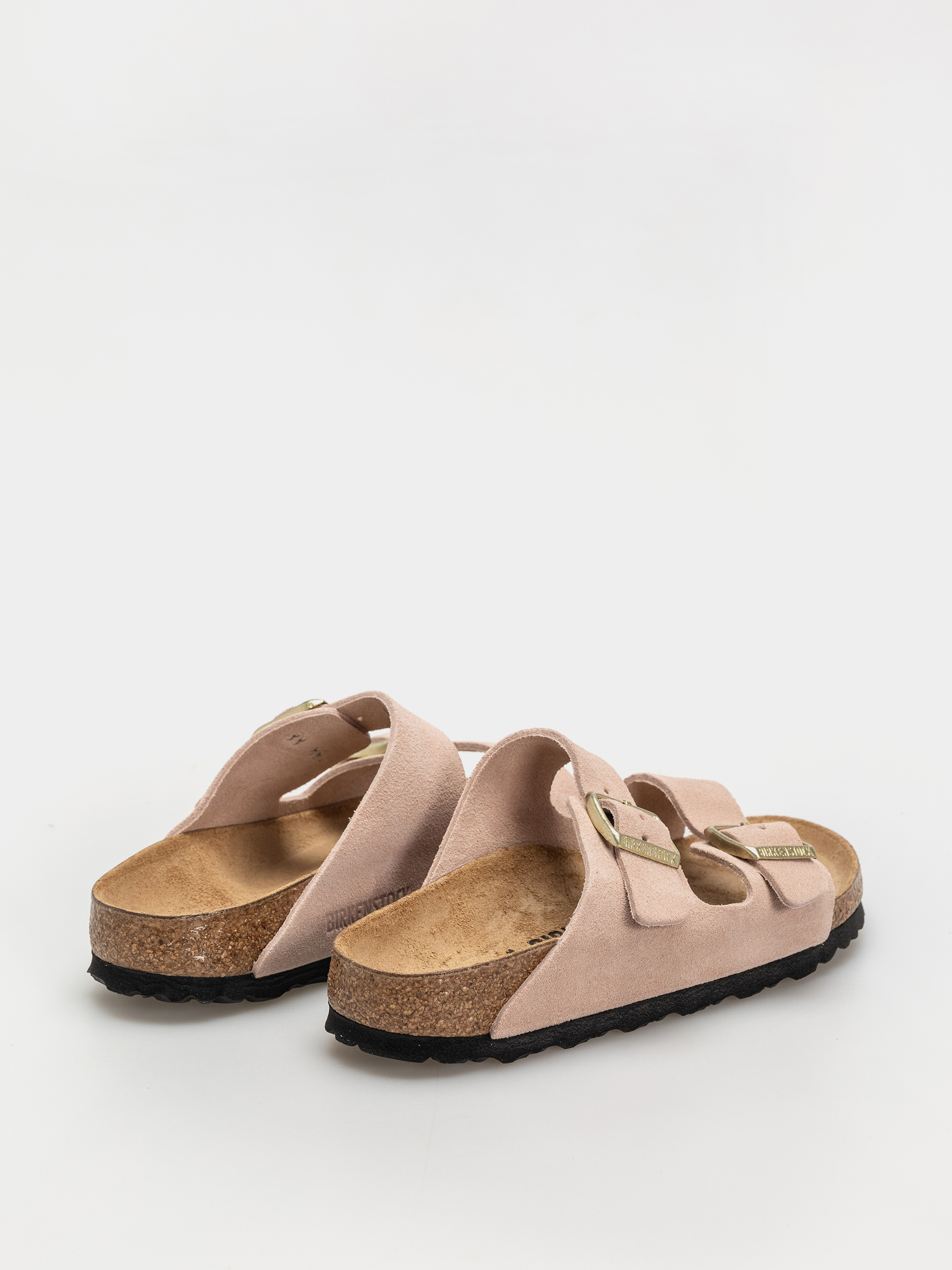 Klapki Birkenstock Arizona Suede Leather Narrow Wmn (light rose)