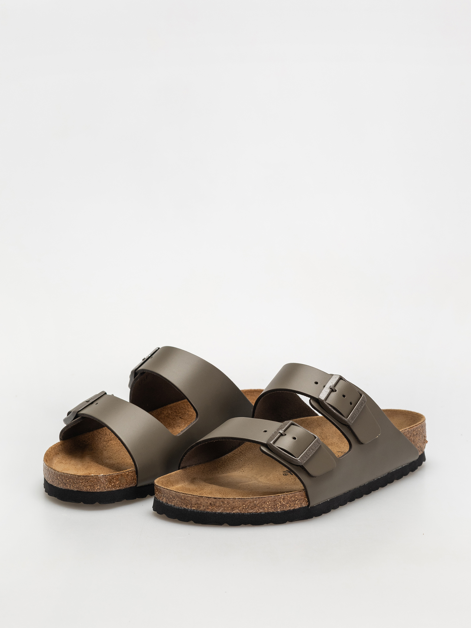 Klapki Birkenstock Arizona Natural Leather Regular (concrete gray)