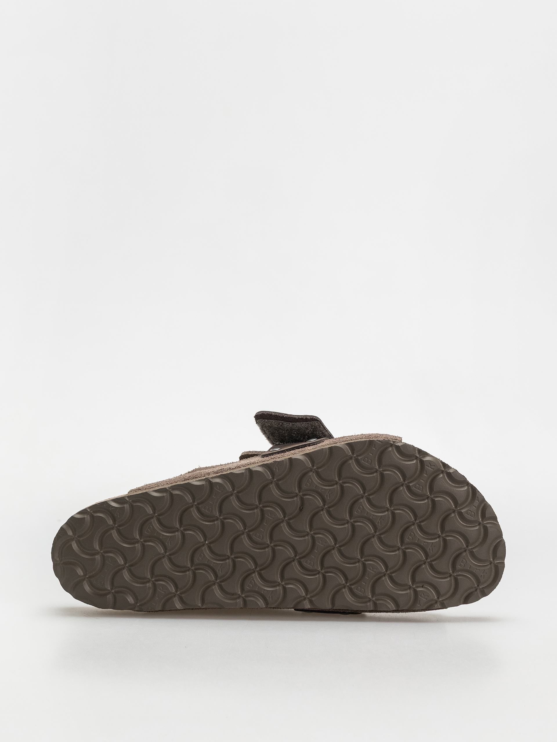Klapki Birkenstock Kyoto Nubuck Suede Leather Regular (concrete gray)