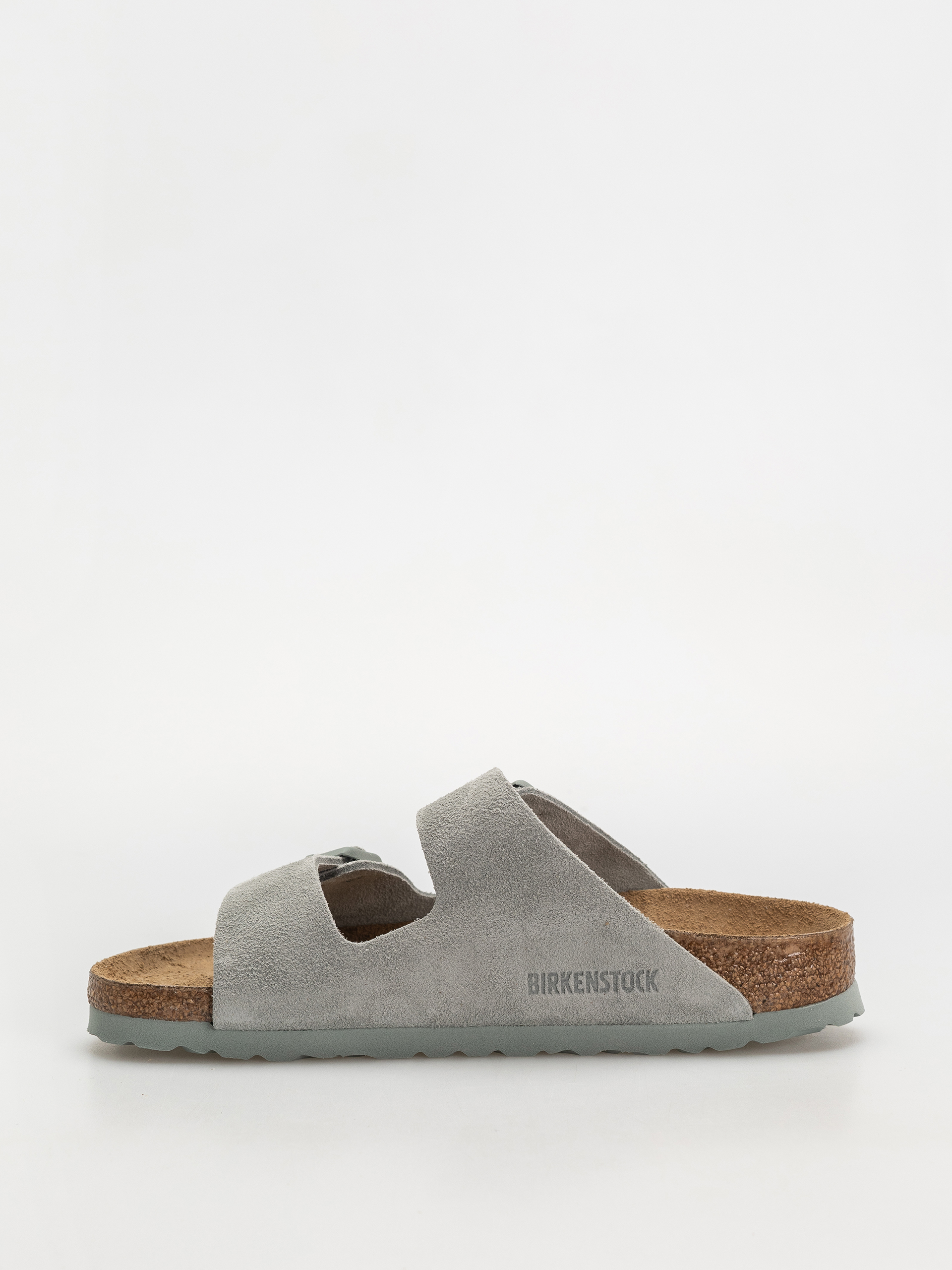 Klapki Birkenstock Arizona Suede Leather Narrow Wmn (pure sage)