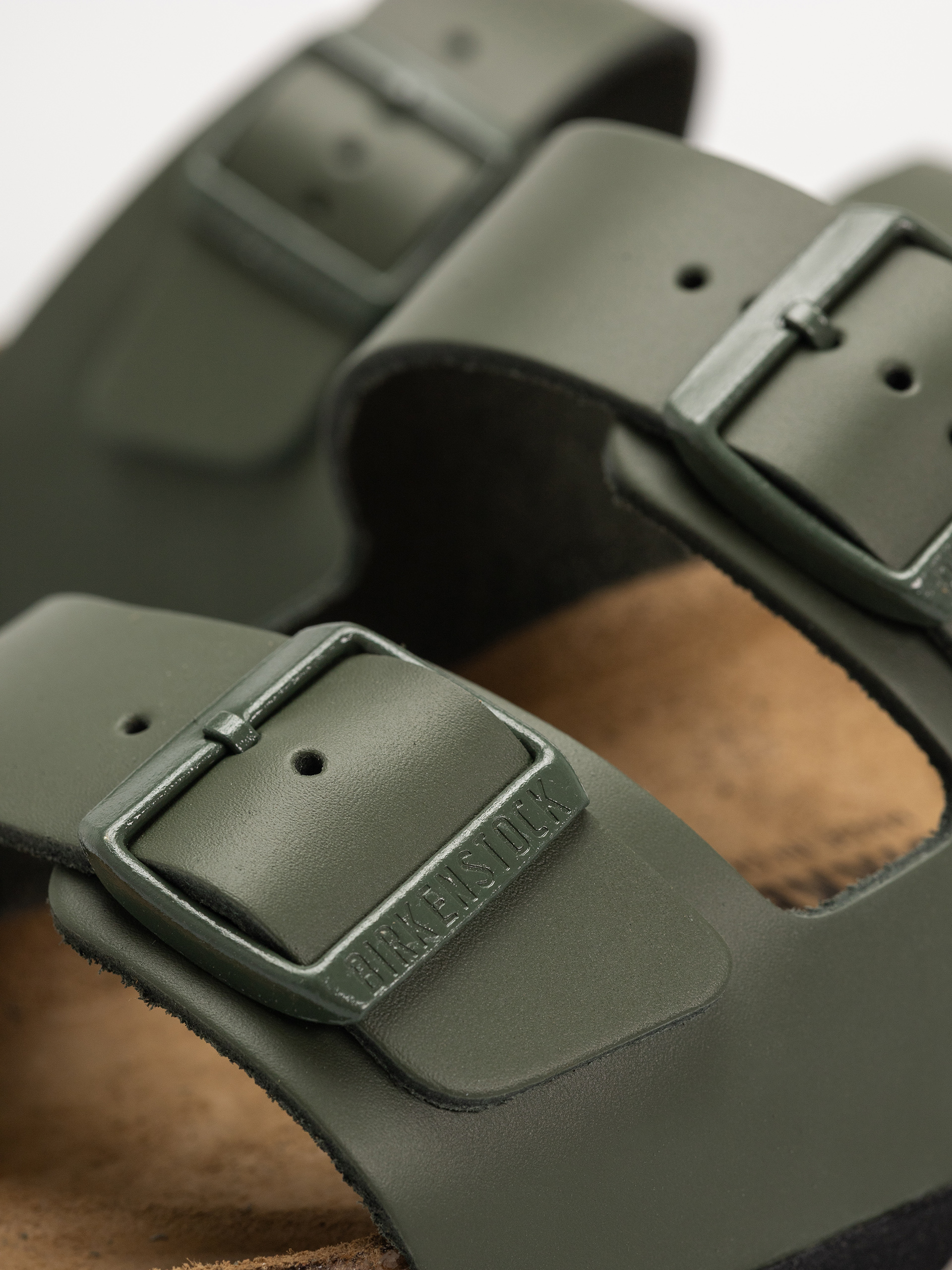 Klapki Birkenstock Arizona Natural Leather Regular (thyme)