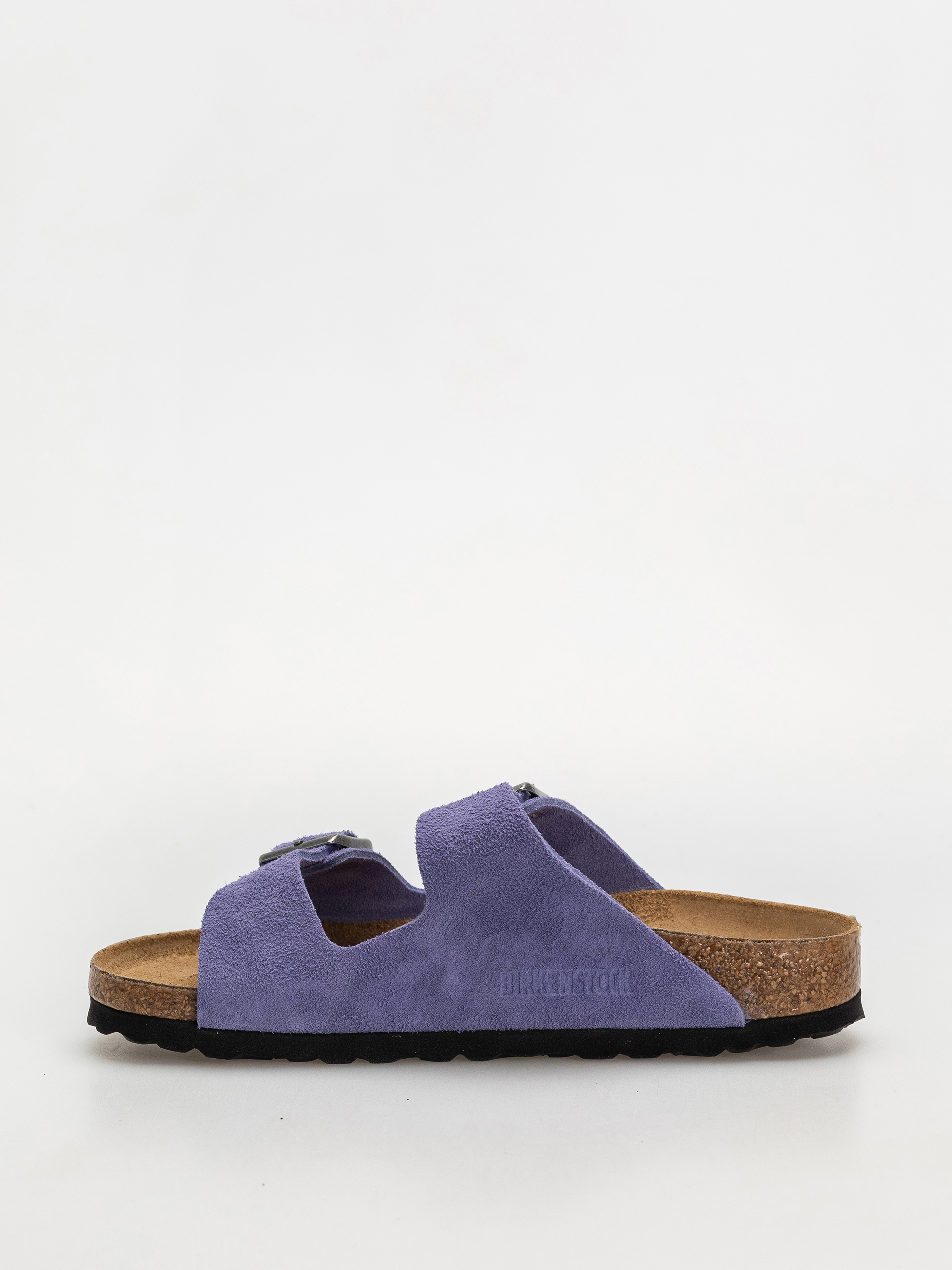 Klapki Birkenstock Arizona Suede Leather Narrow Wmn (purple dusk)
