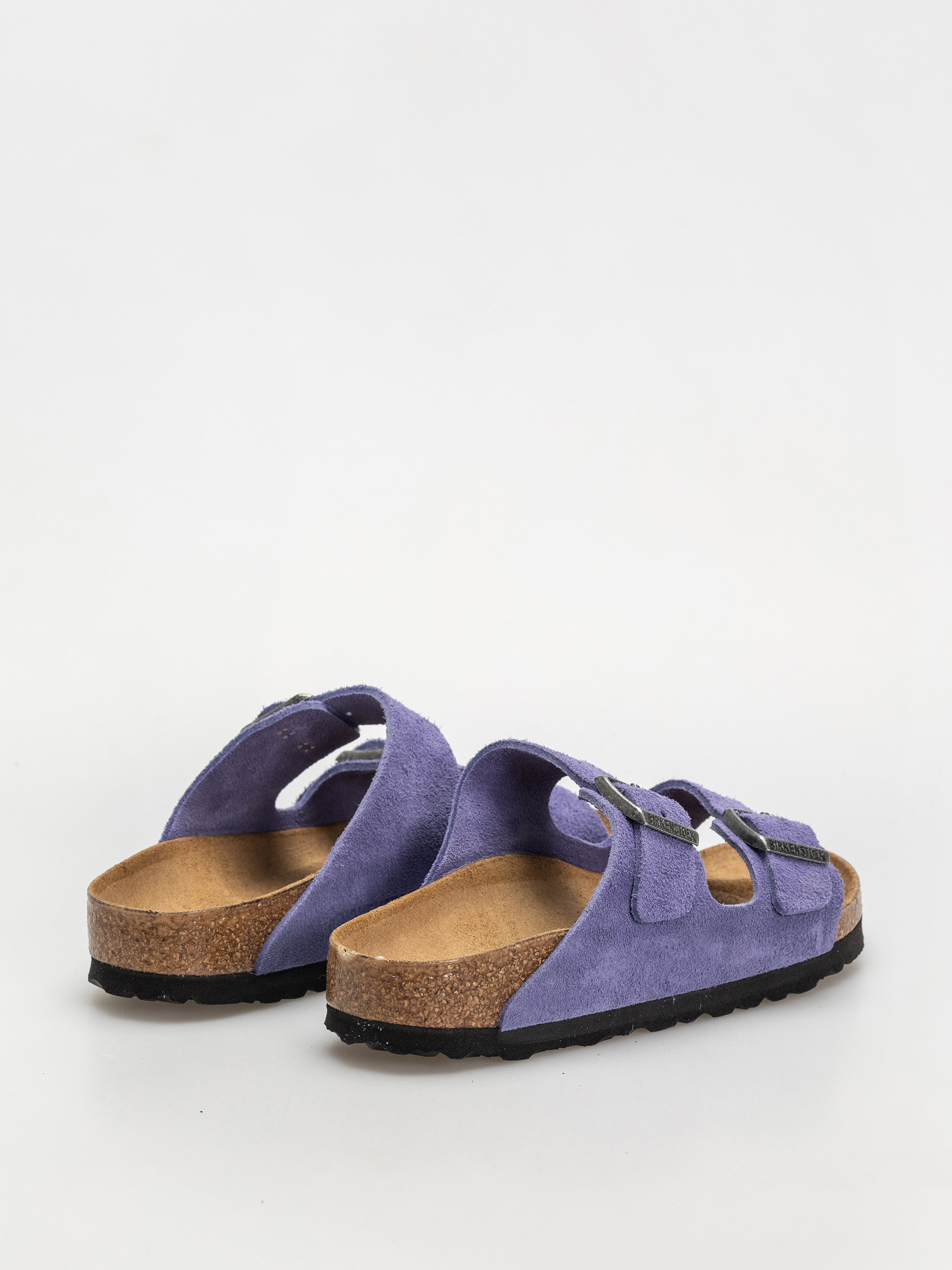Klapki Birkenstock Arizona Suede Leather Narrow Wmn (purple dusk)