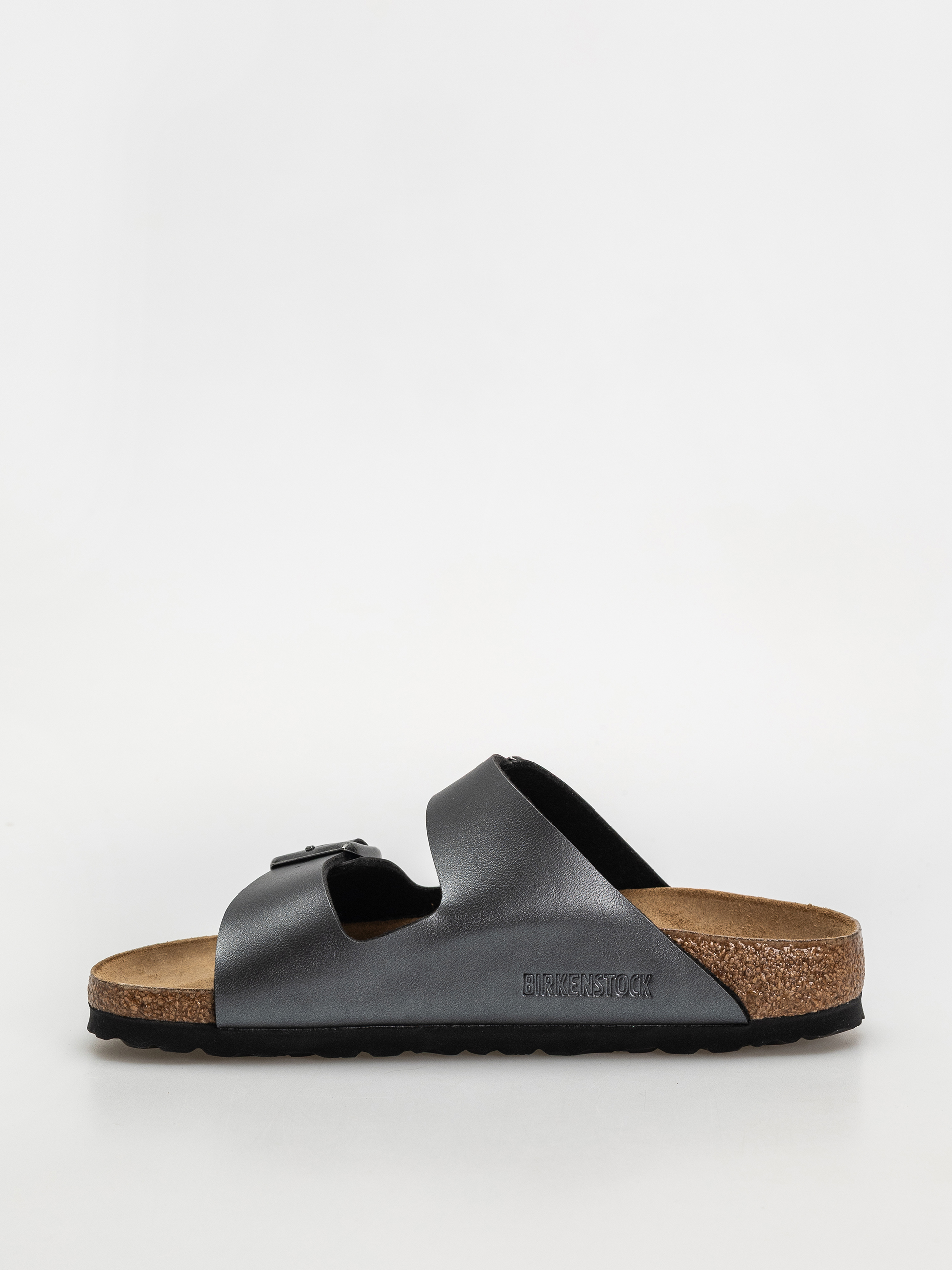 Klapki Birkenstock Arizona Birko Flor Metallic Narrow Wmn (metallic black)