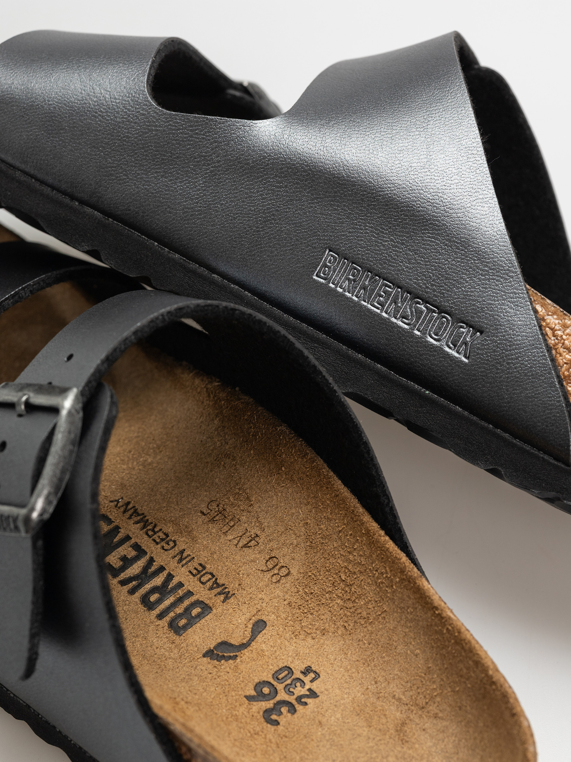 Klapki Birkenstock Arizona Birko Flor Metallic Narrow Wmn (metallic black)