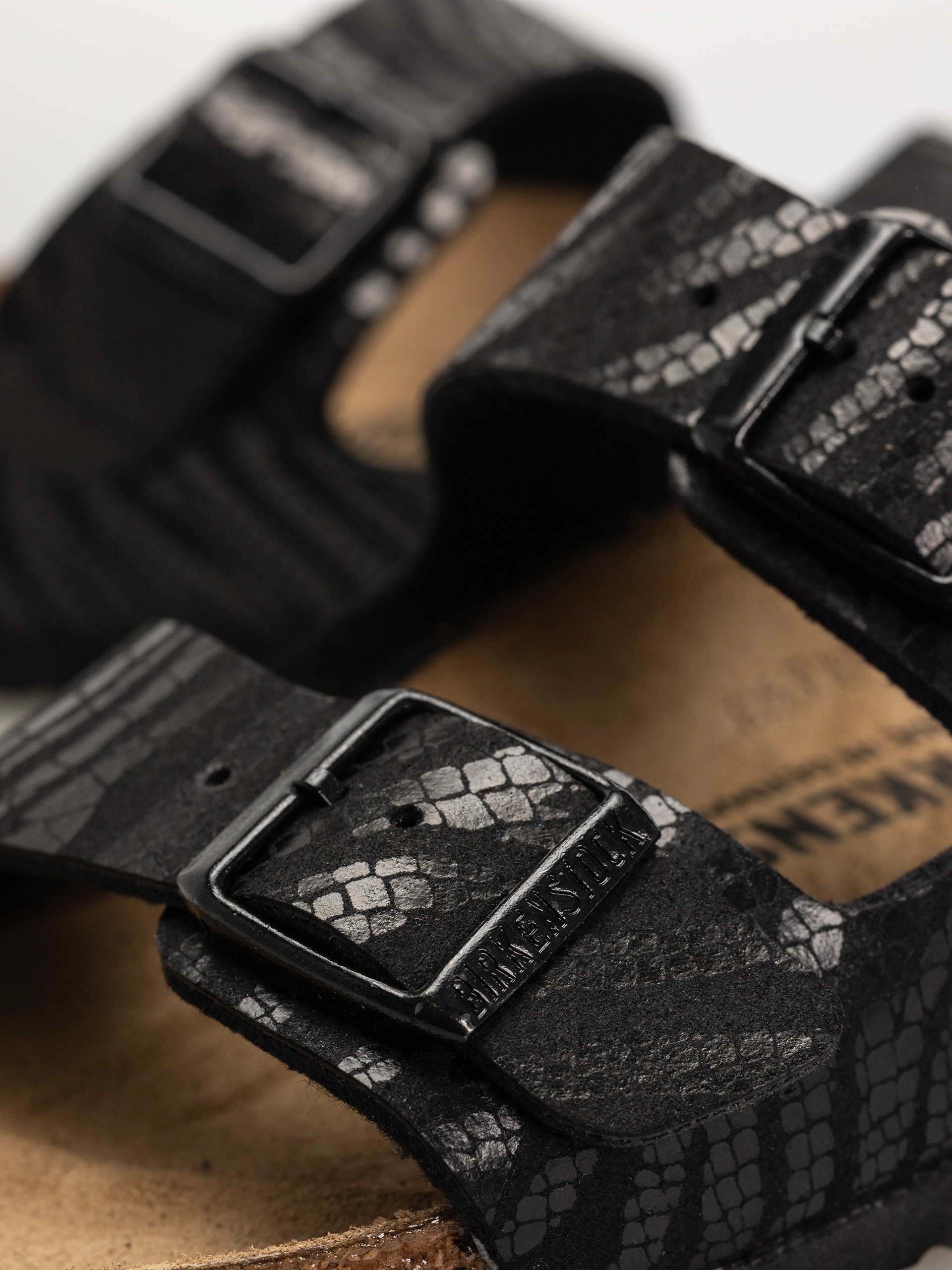 Klapki Birkenstock Arizona Animal Print Narrow Wmn (zebra black)