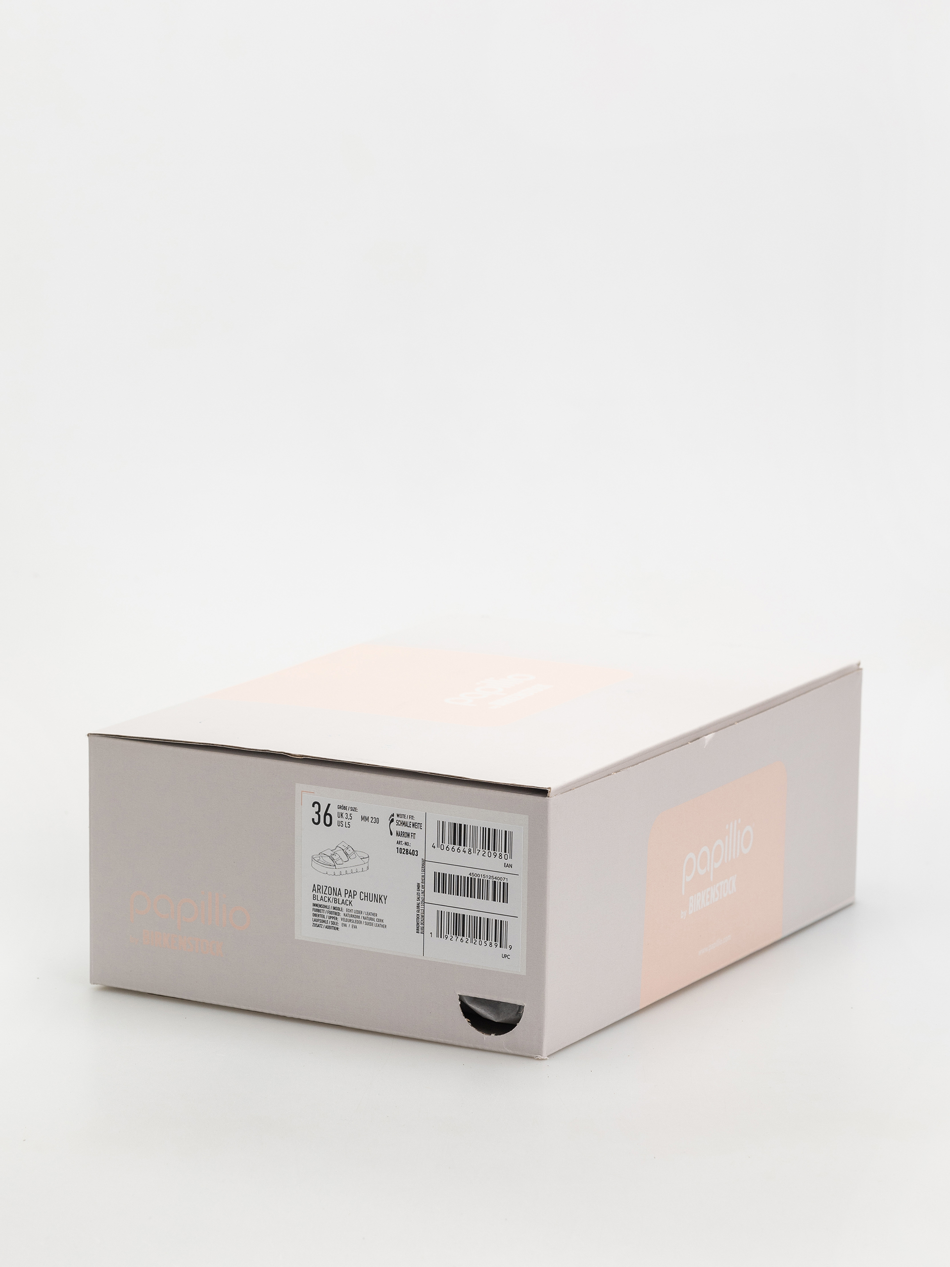 Klapki Birkenstock Arizona Chunky Suede Narrow Wmn (black/black)