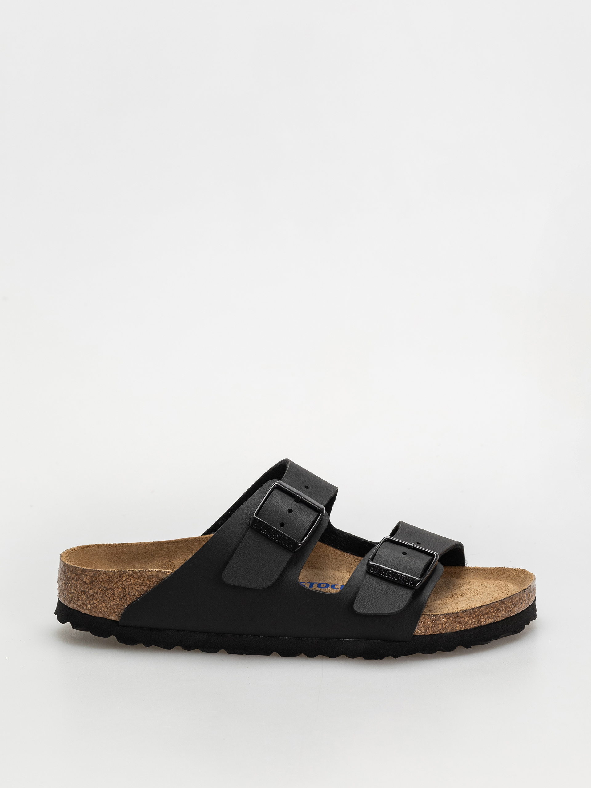 Klapki Birkenstock Arizona Sfb Briko Flor Narrow Wmn (black)