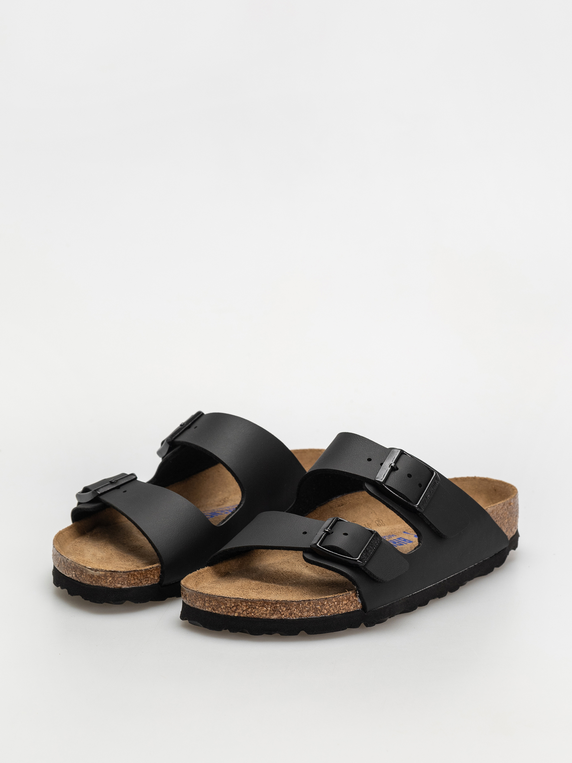 Klapki Birkenstock Arizona Sfb Briko Flor Narrow Wmn (black)