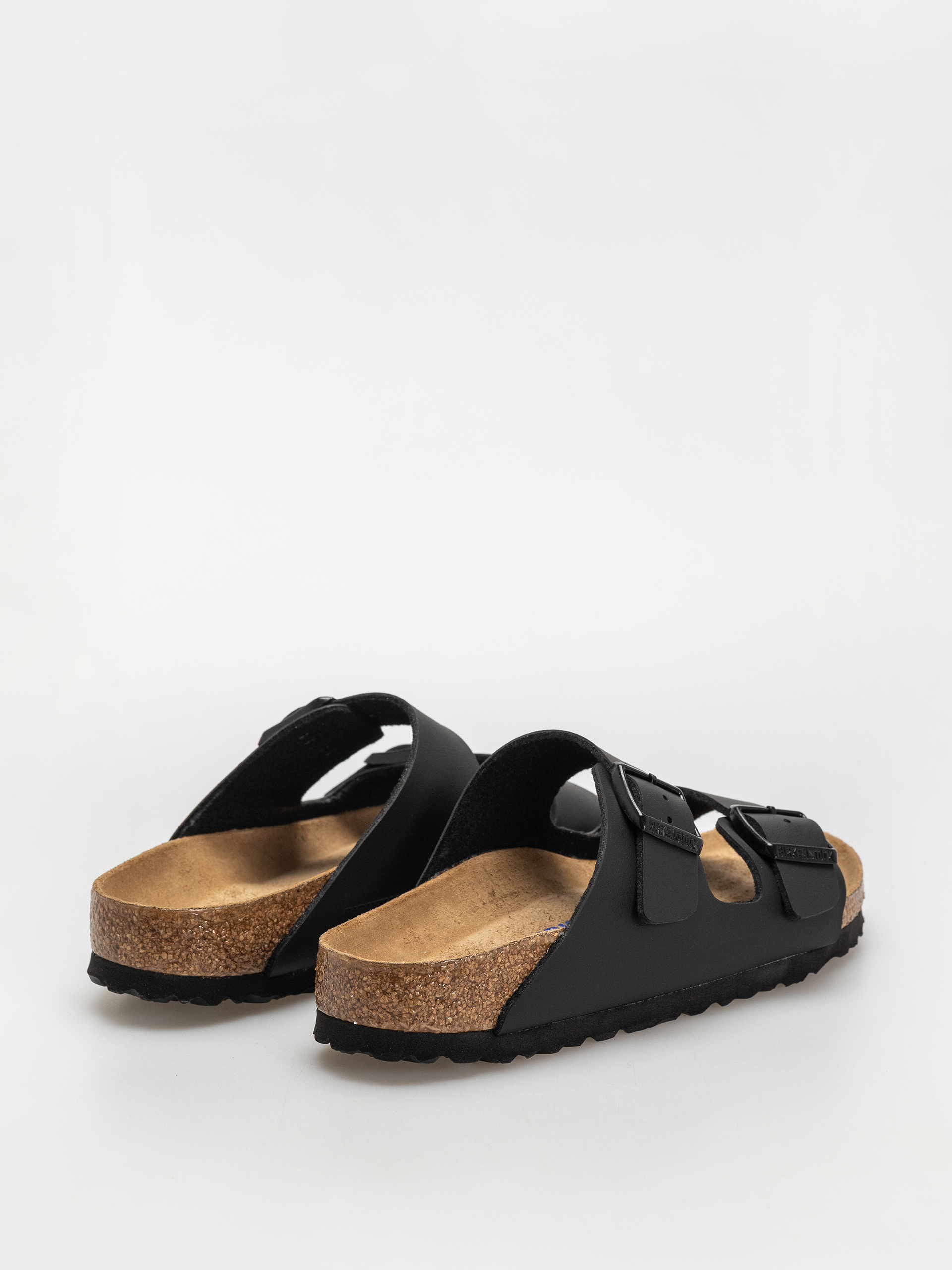 Klapki Birkenstock Arizona Sfb Briko Flor Narrow Wmn (black)